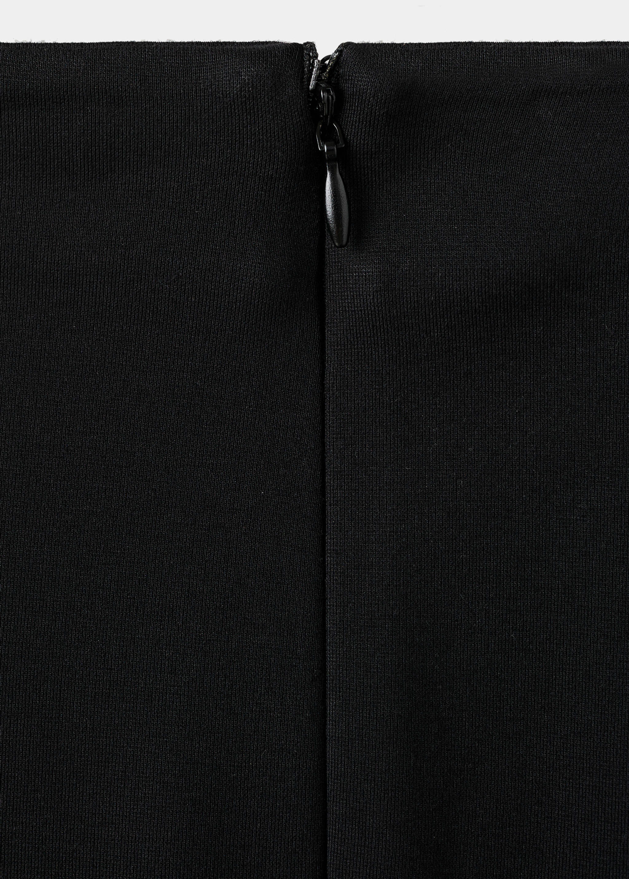 Fine-knit feather capri trousers - Details of the article 0