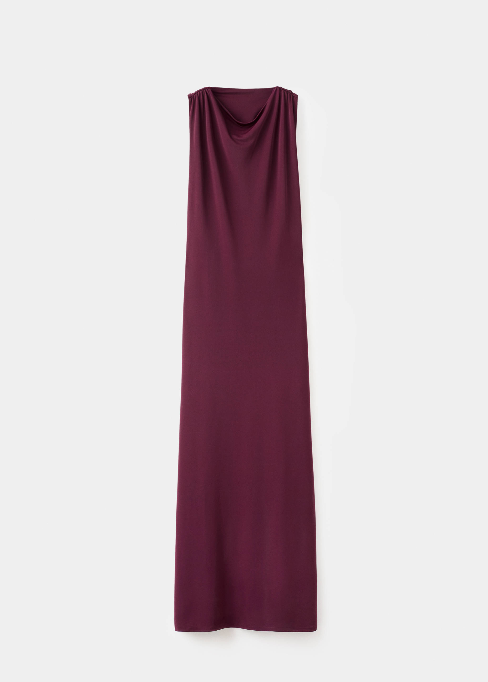 Draped dress with metallic detail - Article without model