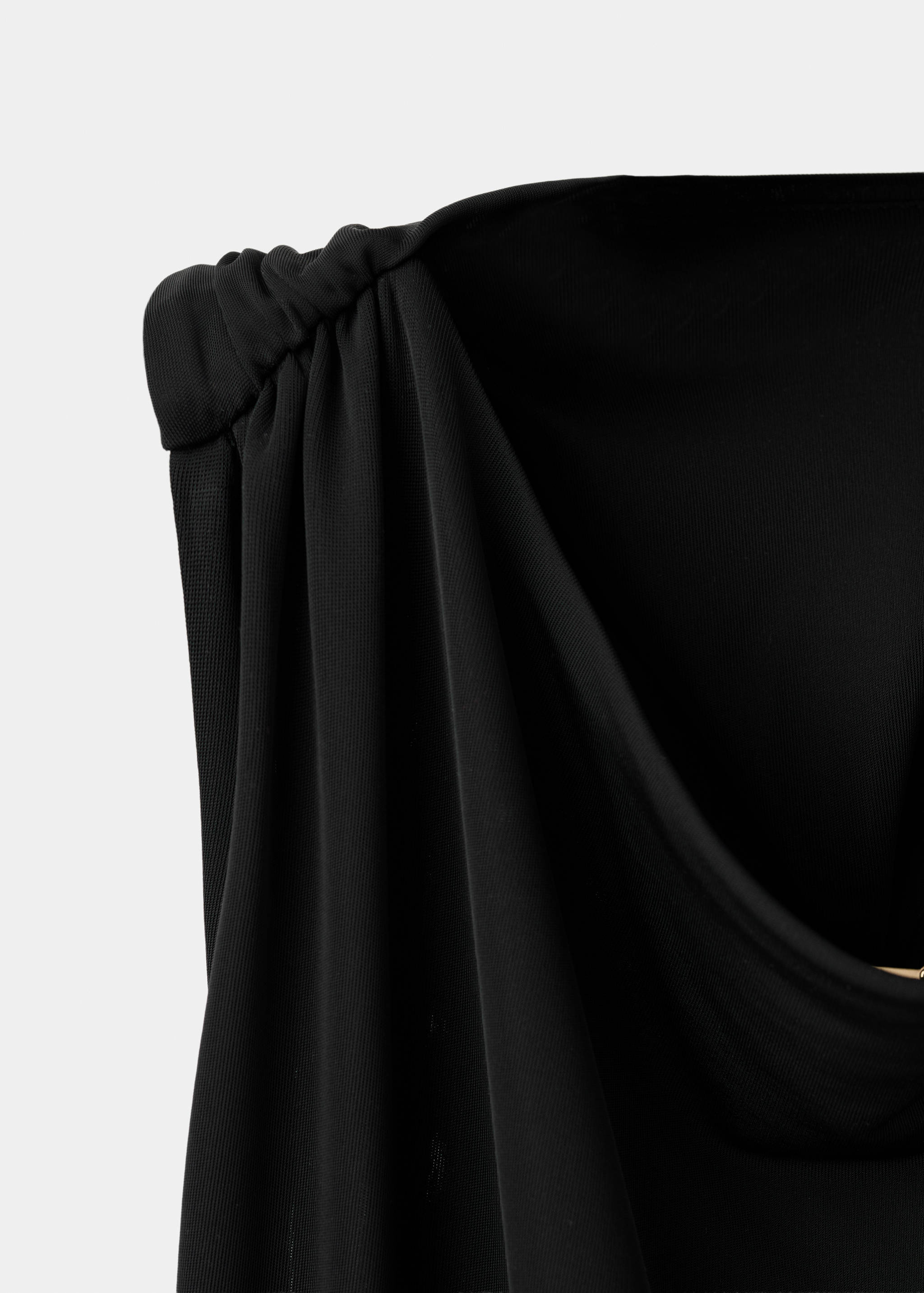 Robe drapée détail métallique - Détail de l'article 0