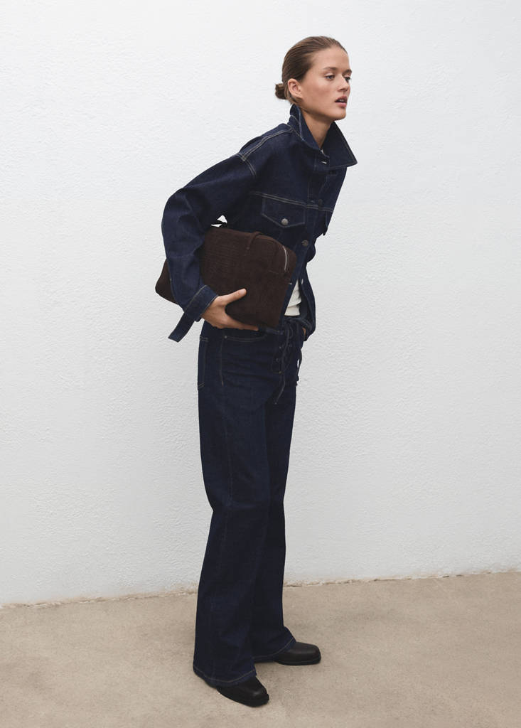 Flared jeans with drawstrings — Open Blue