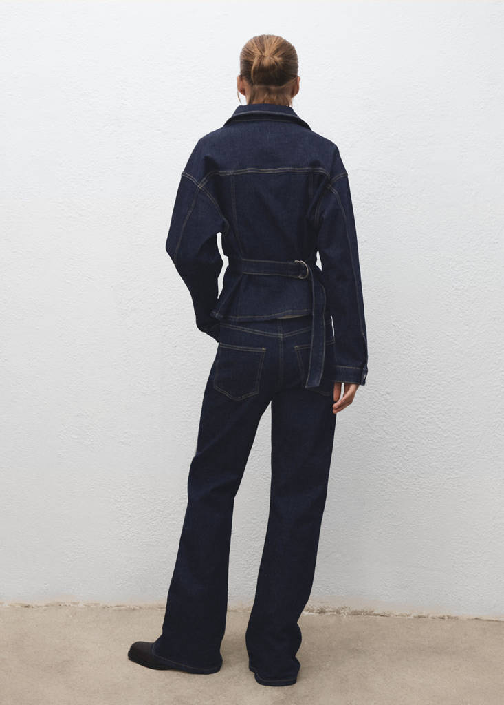 Flared jeans with drawstrings — Open Blue