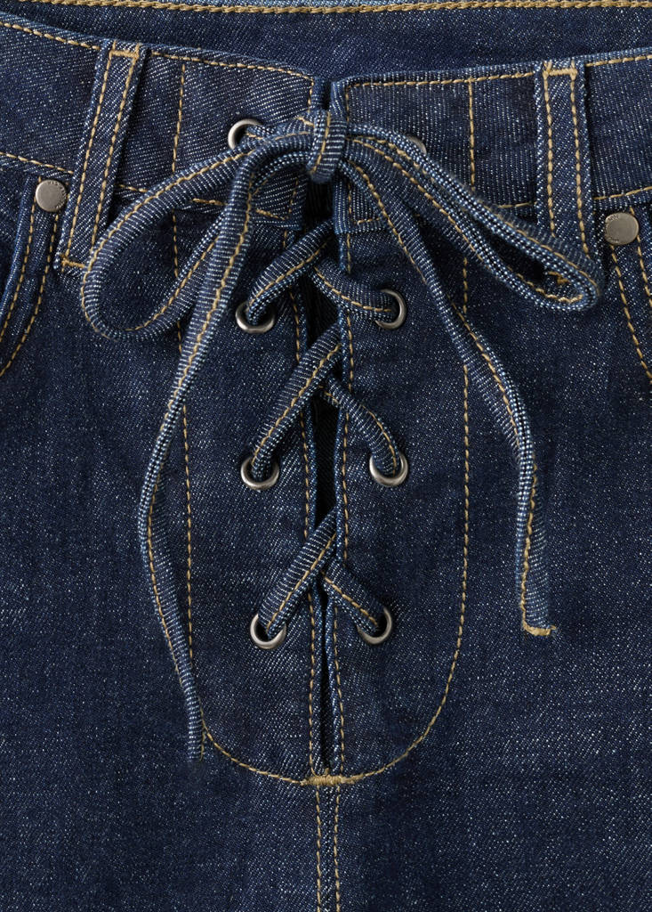 Flared jeans with drawstrings — Open Blue