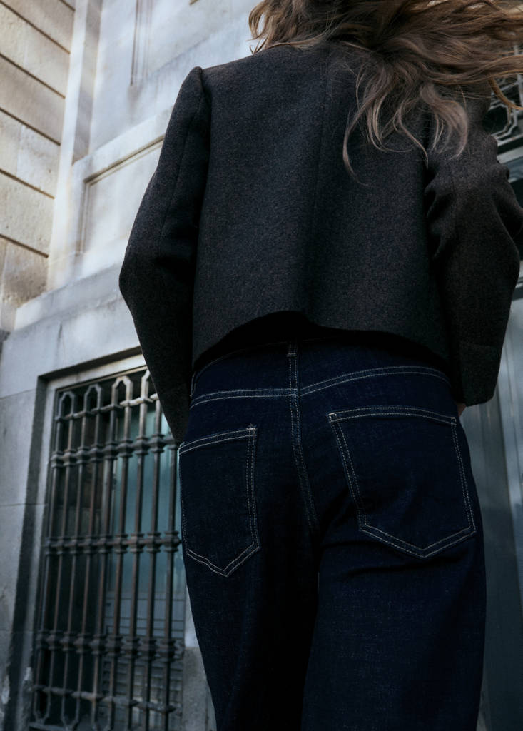Flared jeans with drawstrings — Open Blue