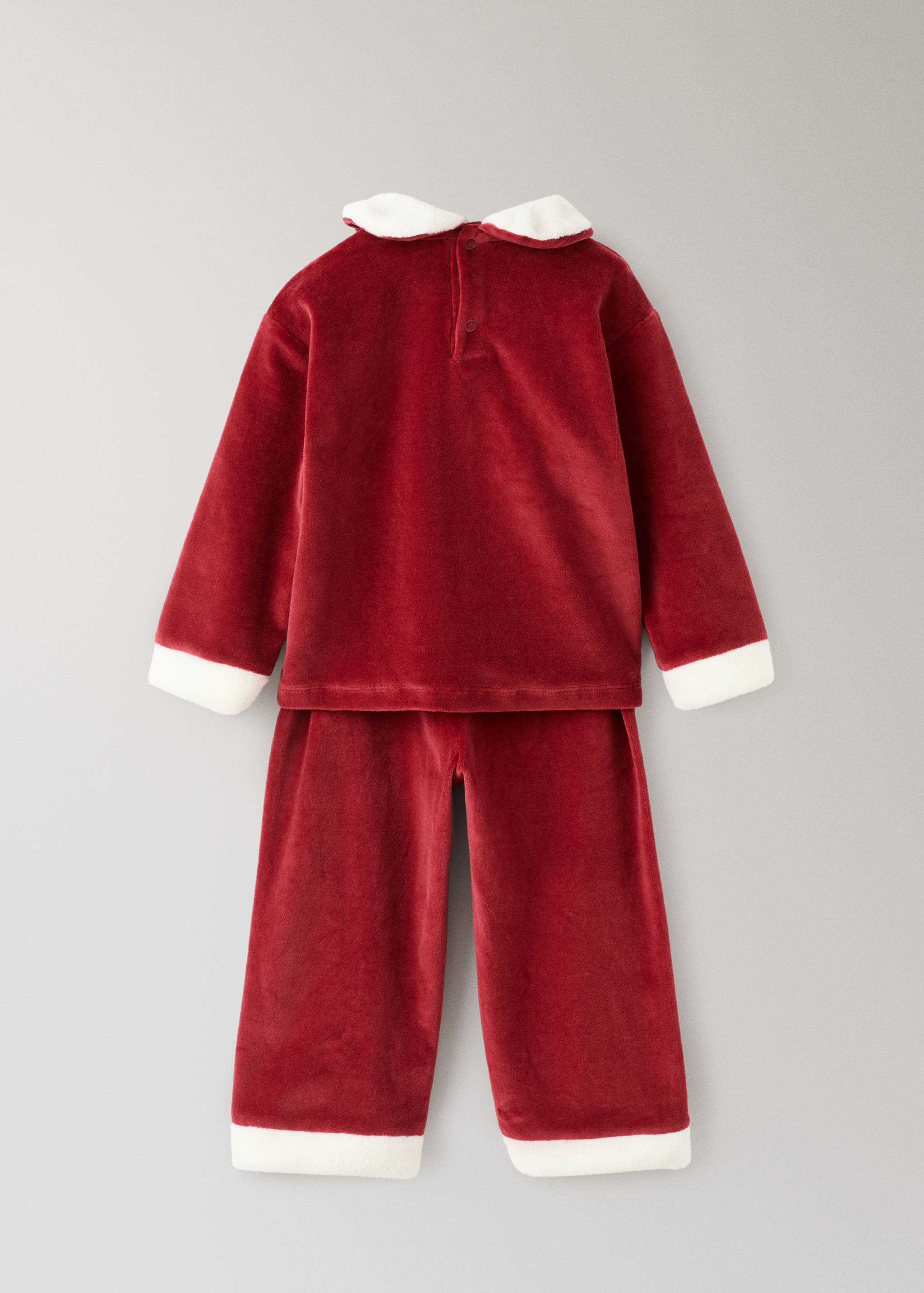 Pyjama de Noël en velours de coton pour enfants - Détail de l'article 3
