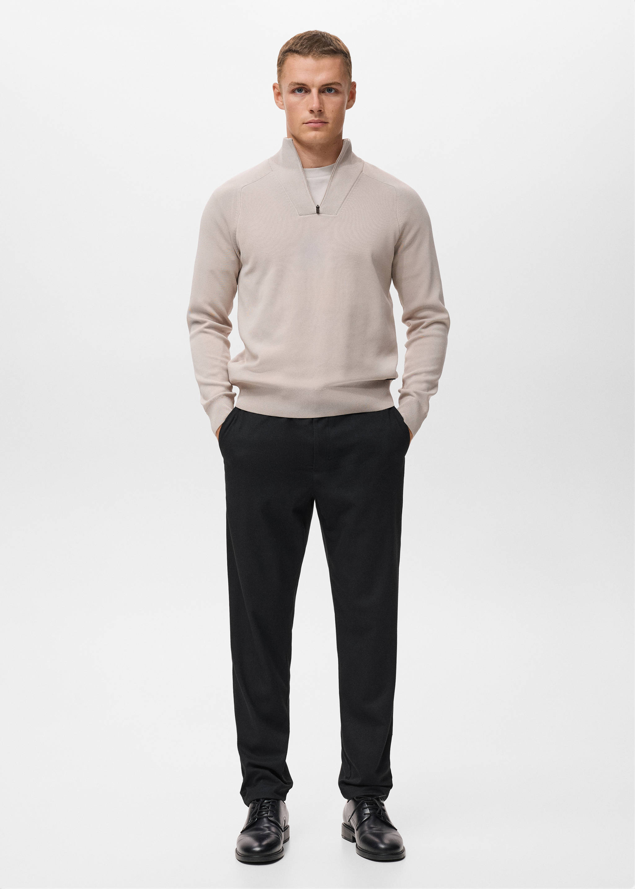 Slim fit Thermolite® flanelnadrág - Általános sík