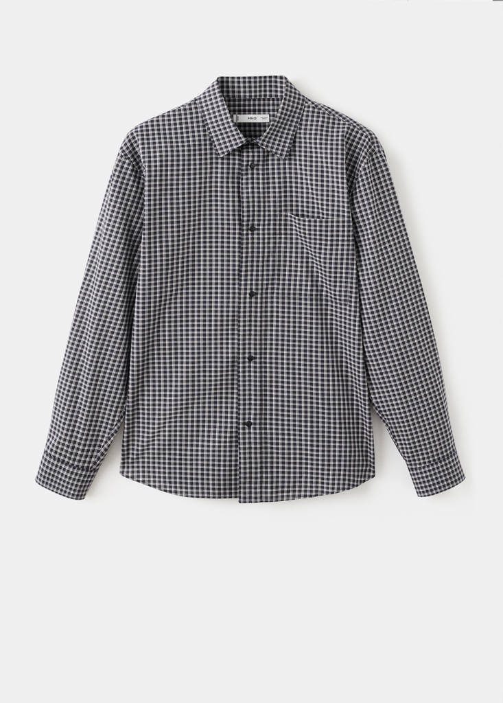 100% cotton relaxed-fit check shirt - thumbnail 4