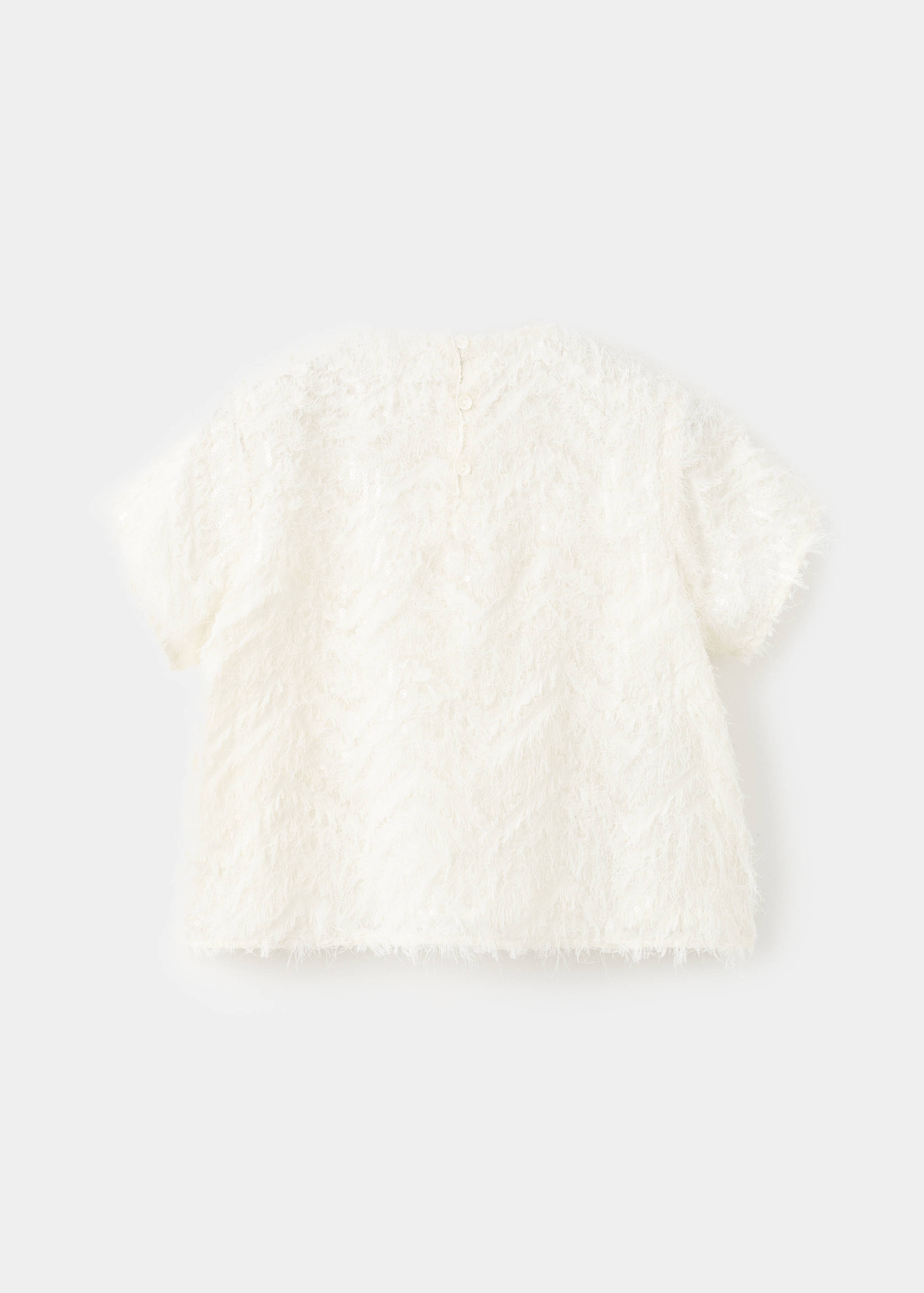 Bluză cu paiete - Spatele articolului