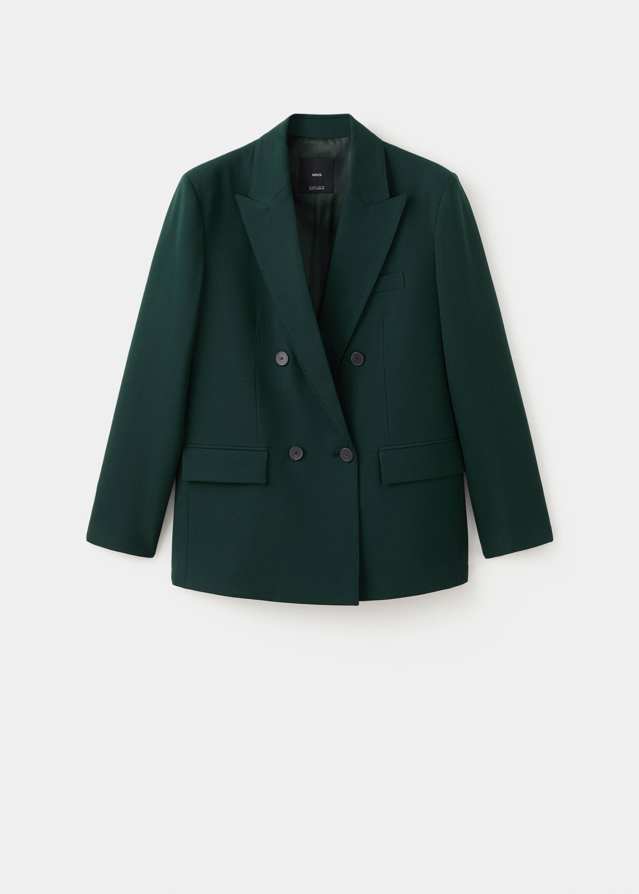 Çift düğmeli kumaş blazer ceket - Modelsiz ürün