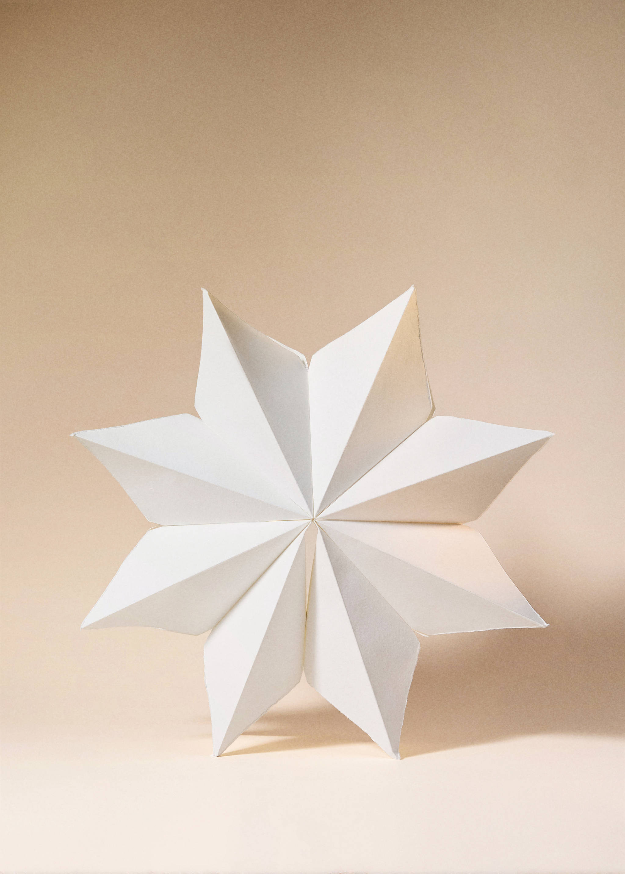 Eight-point paper decorative star - General plane