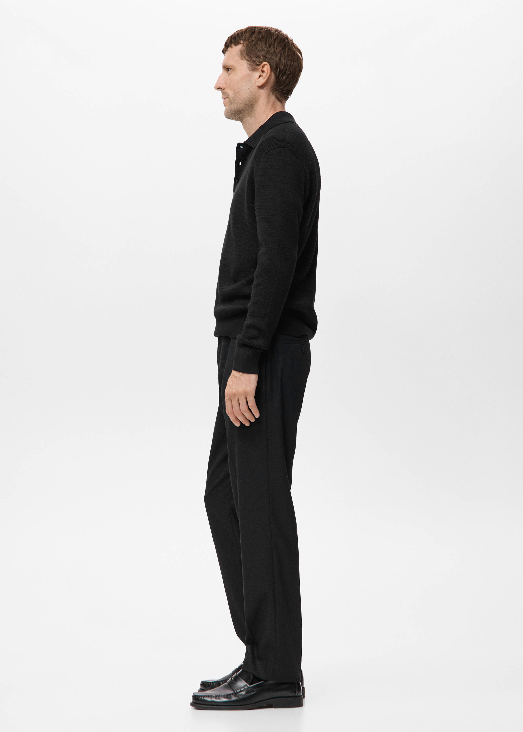 Pull polo en coton lyocell - Détail de l'article 2