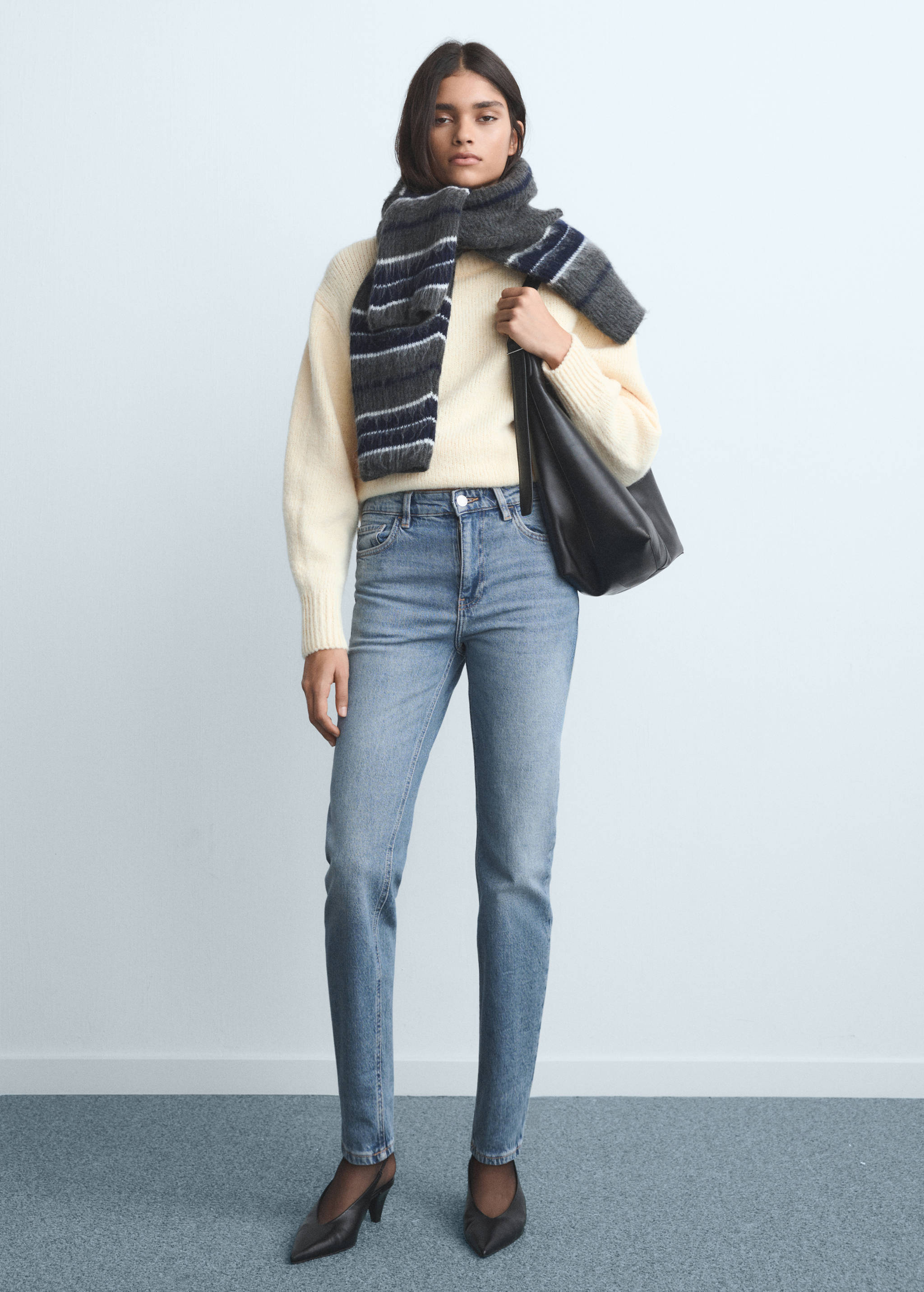 Jean Newmom confort taille haute - Plan général