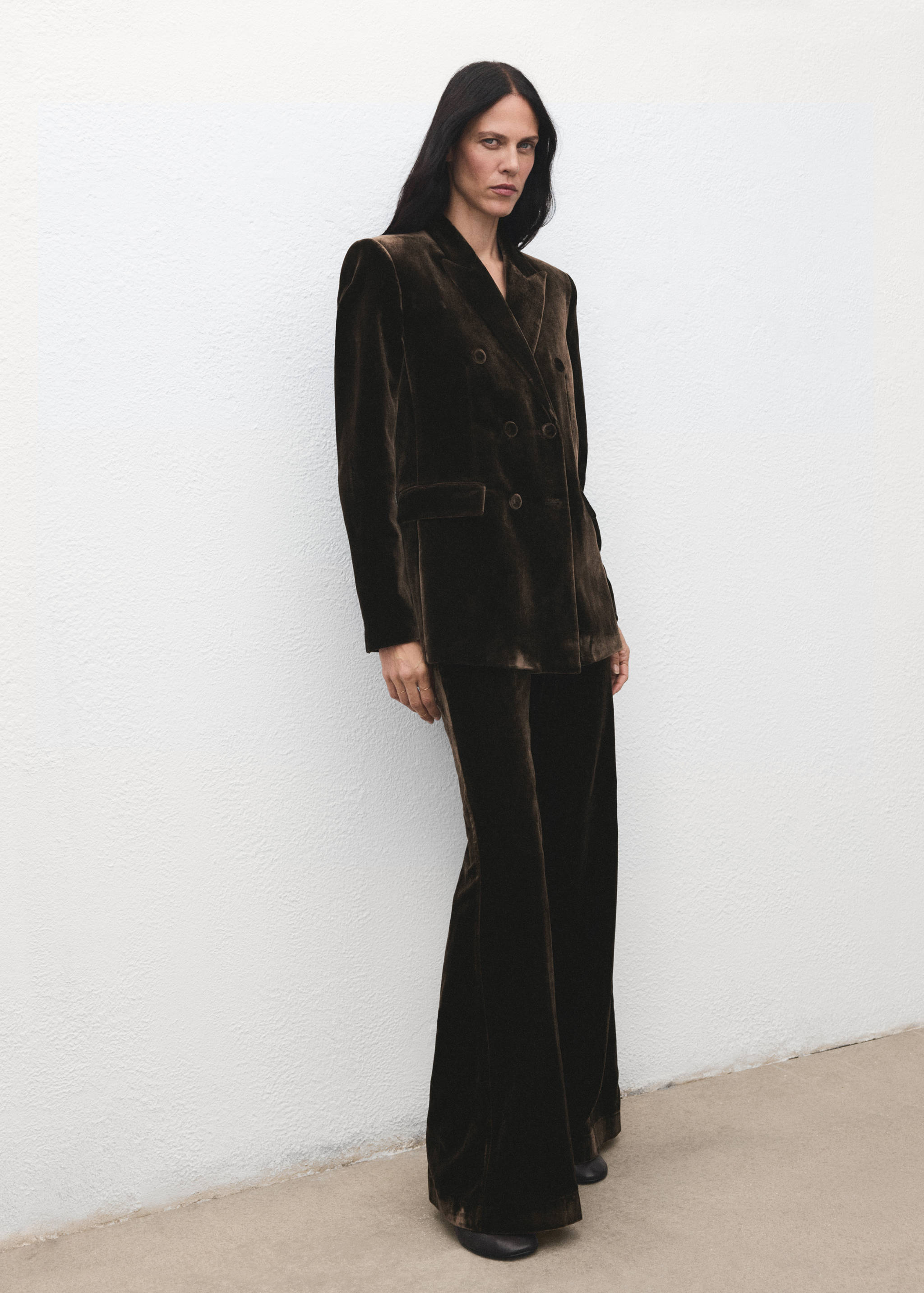 Pantalon costume velours - Plan général