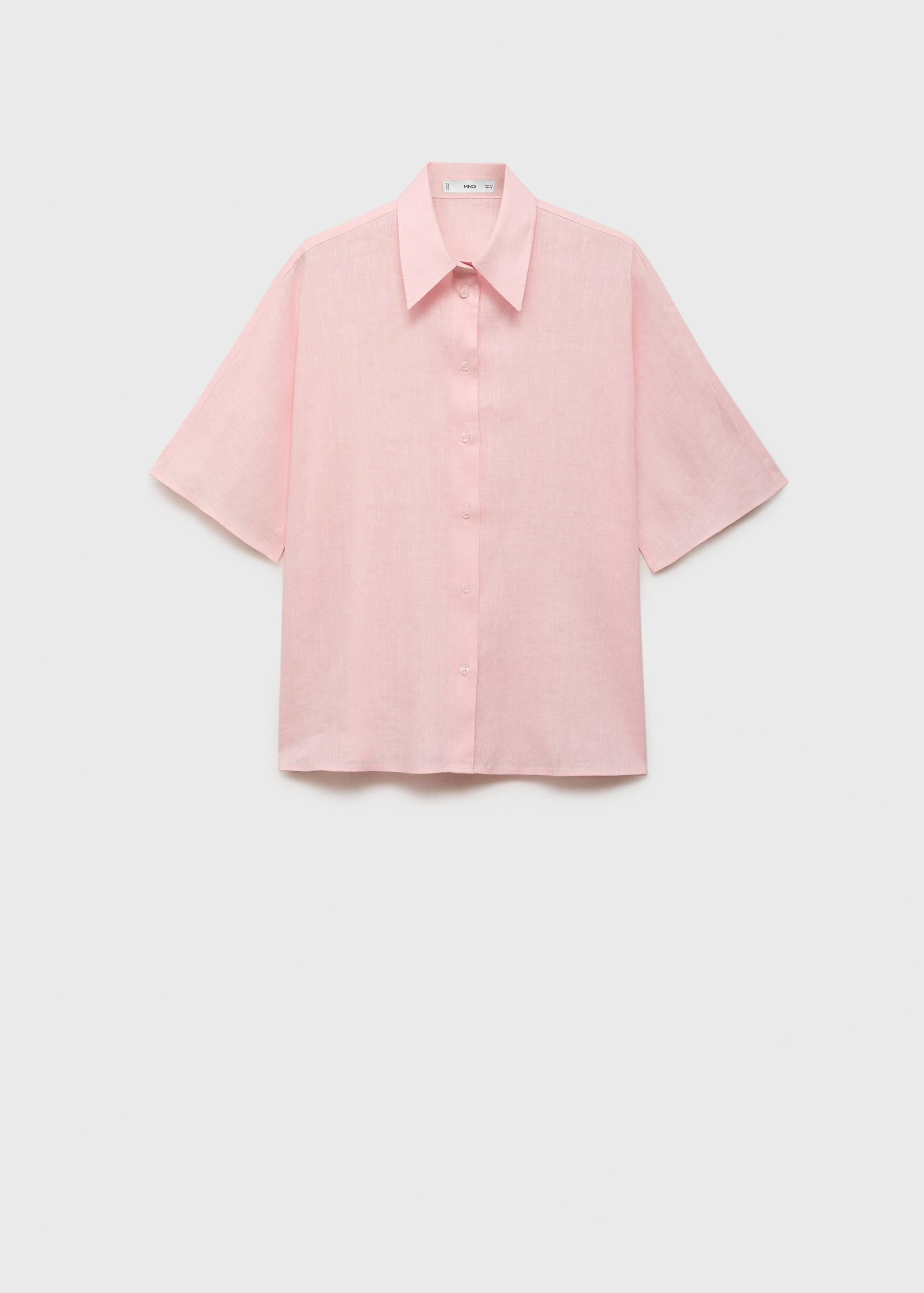 Camisa lino manga corta - Artículo sin modelo