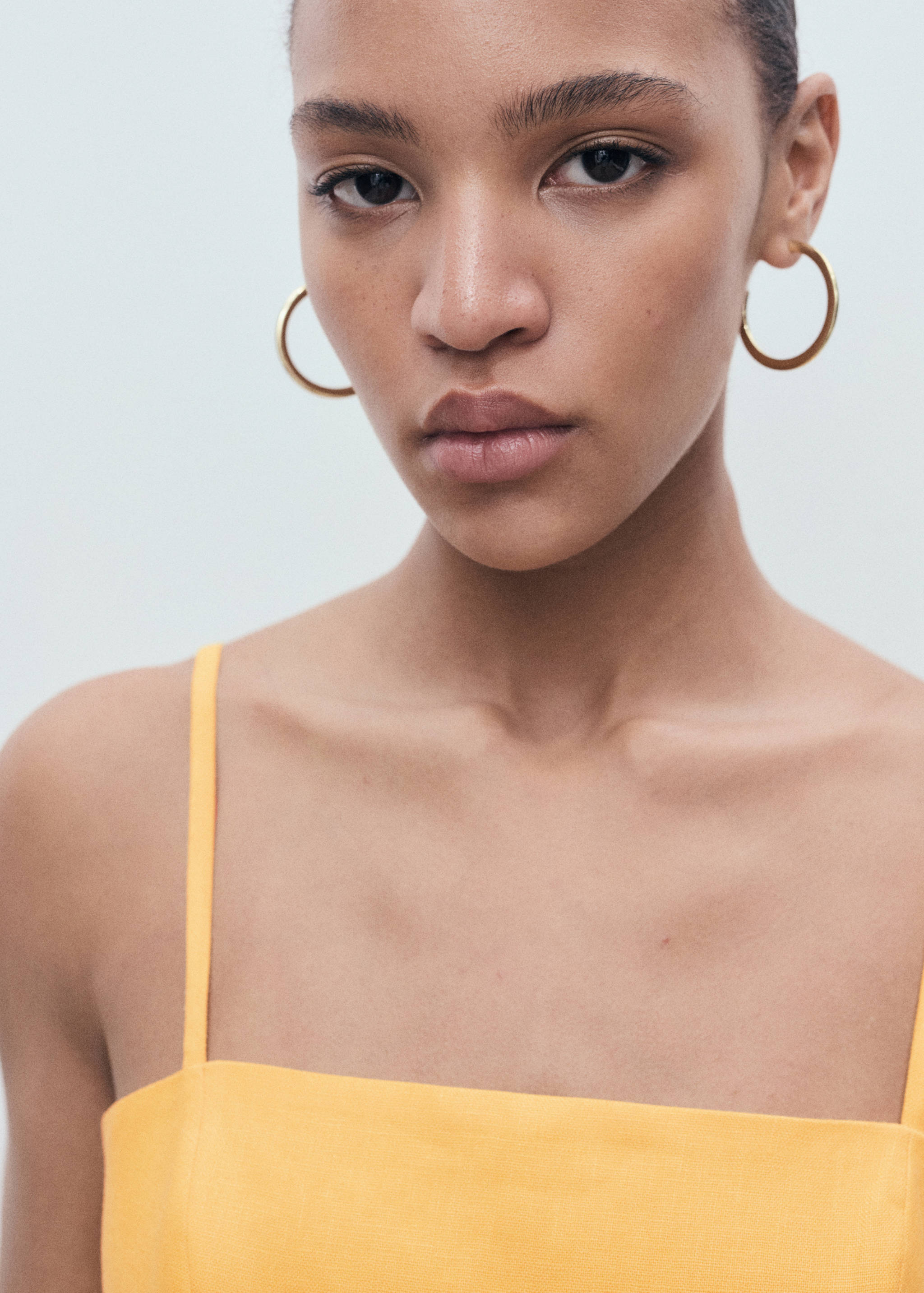 Лляна сукня з бантом - Детальніше про товар 1