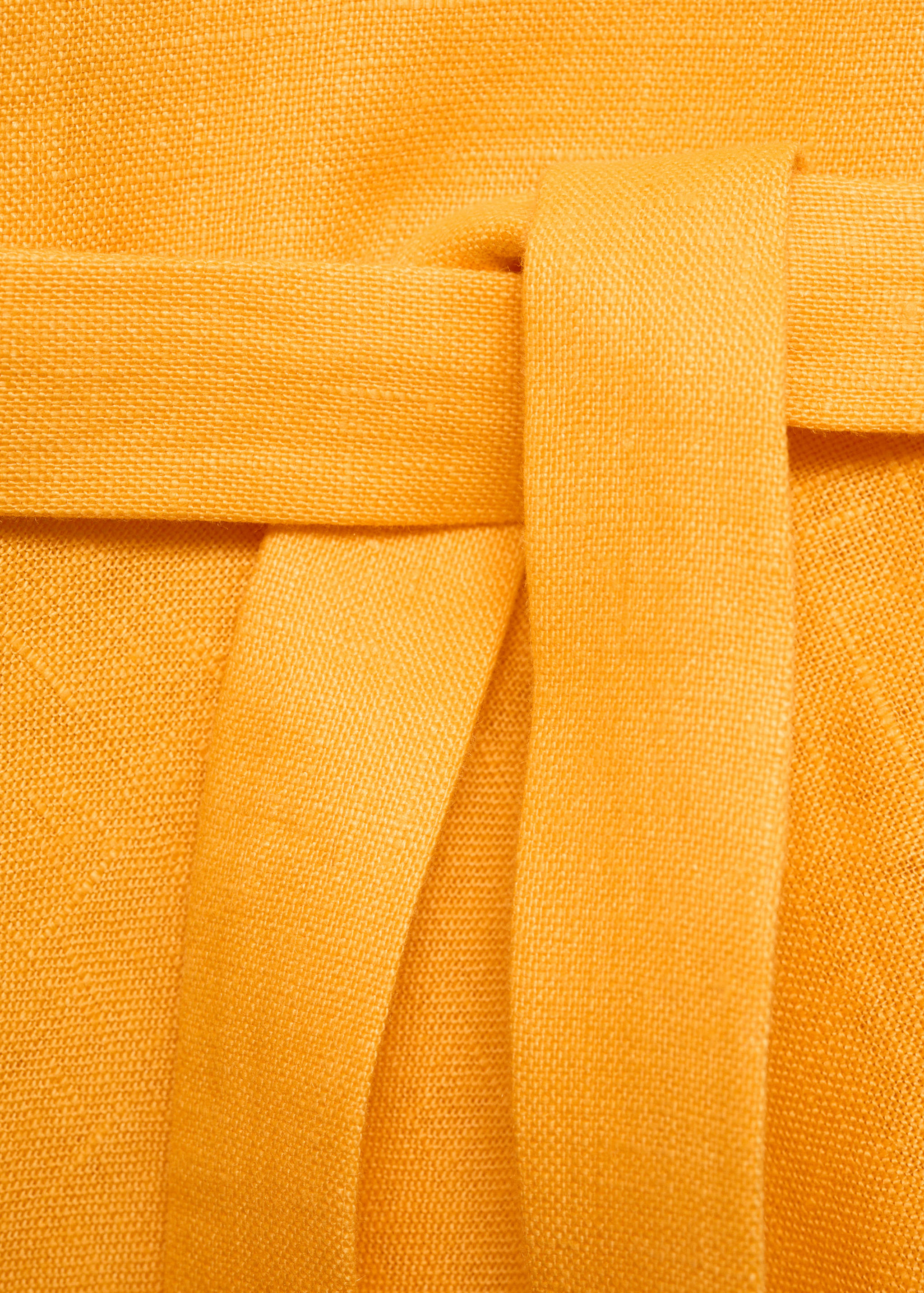 Лляна сукня з бантом - Детальніше про товар 8