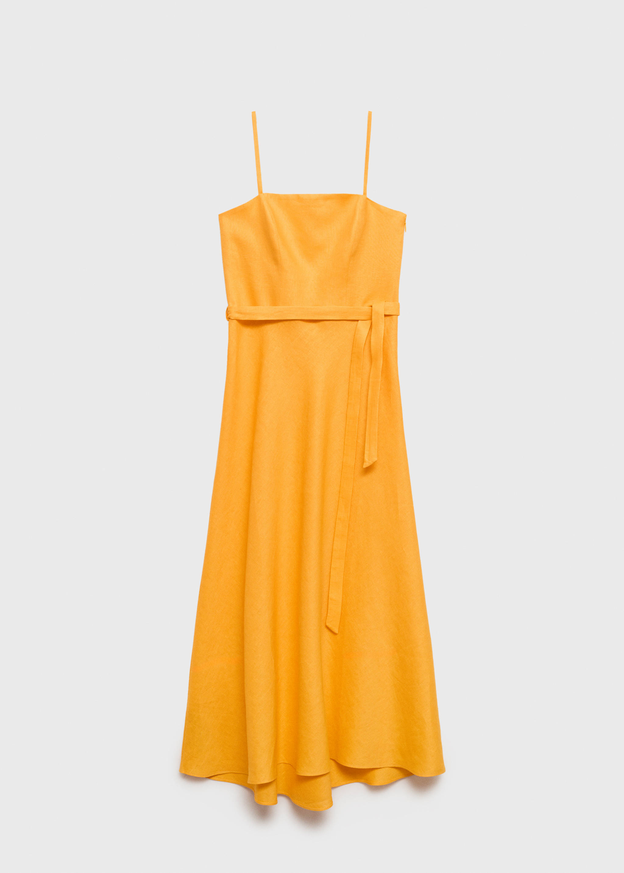 Leinenkleid mit Schleife - Artikel ohne Model