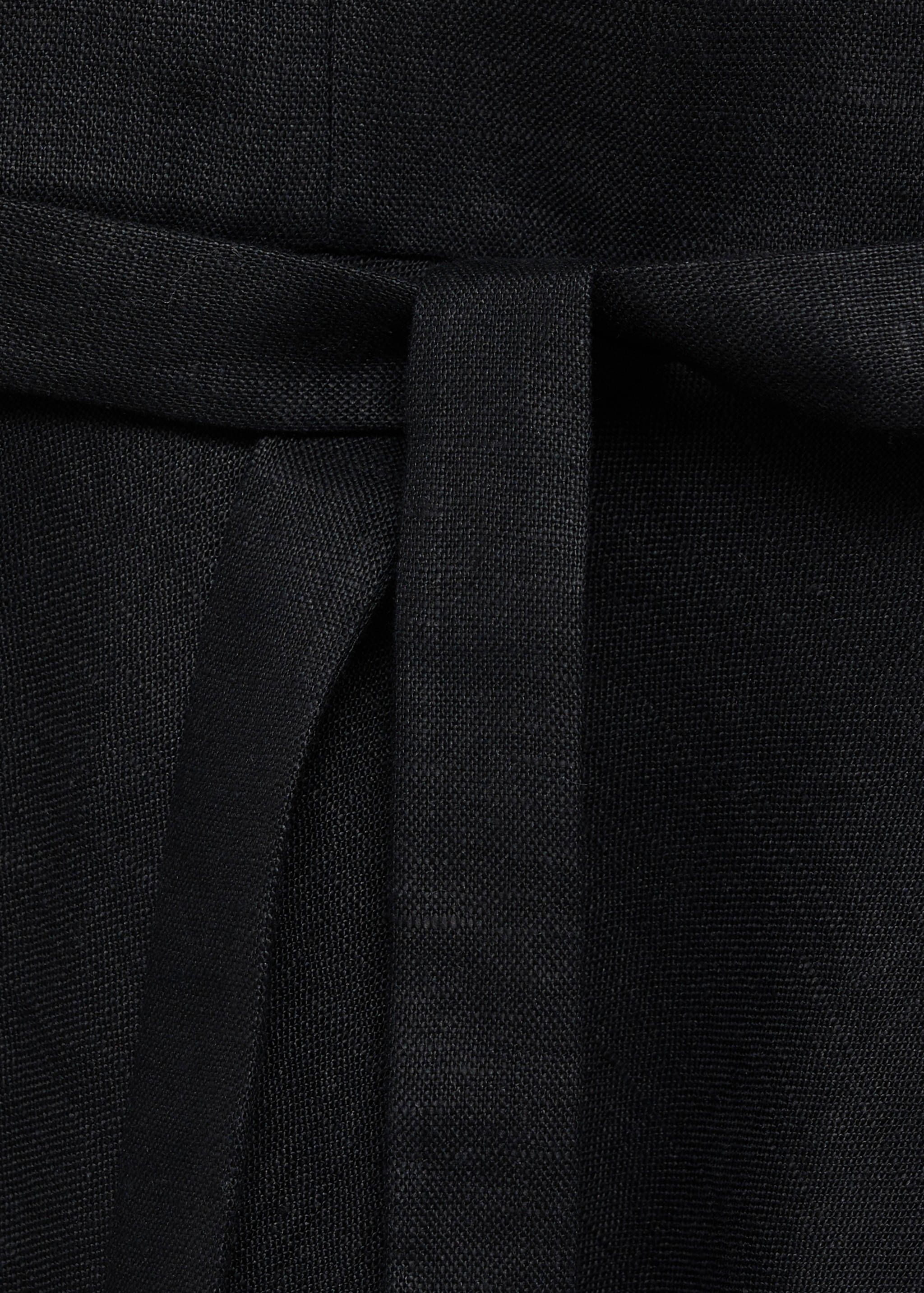 Лляна сукня з бантом - Детальніше про товар 8