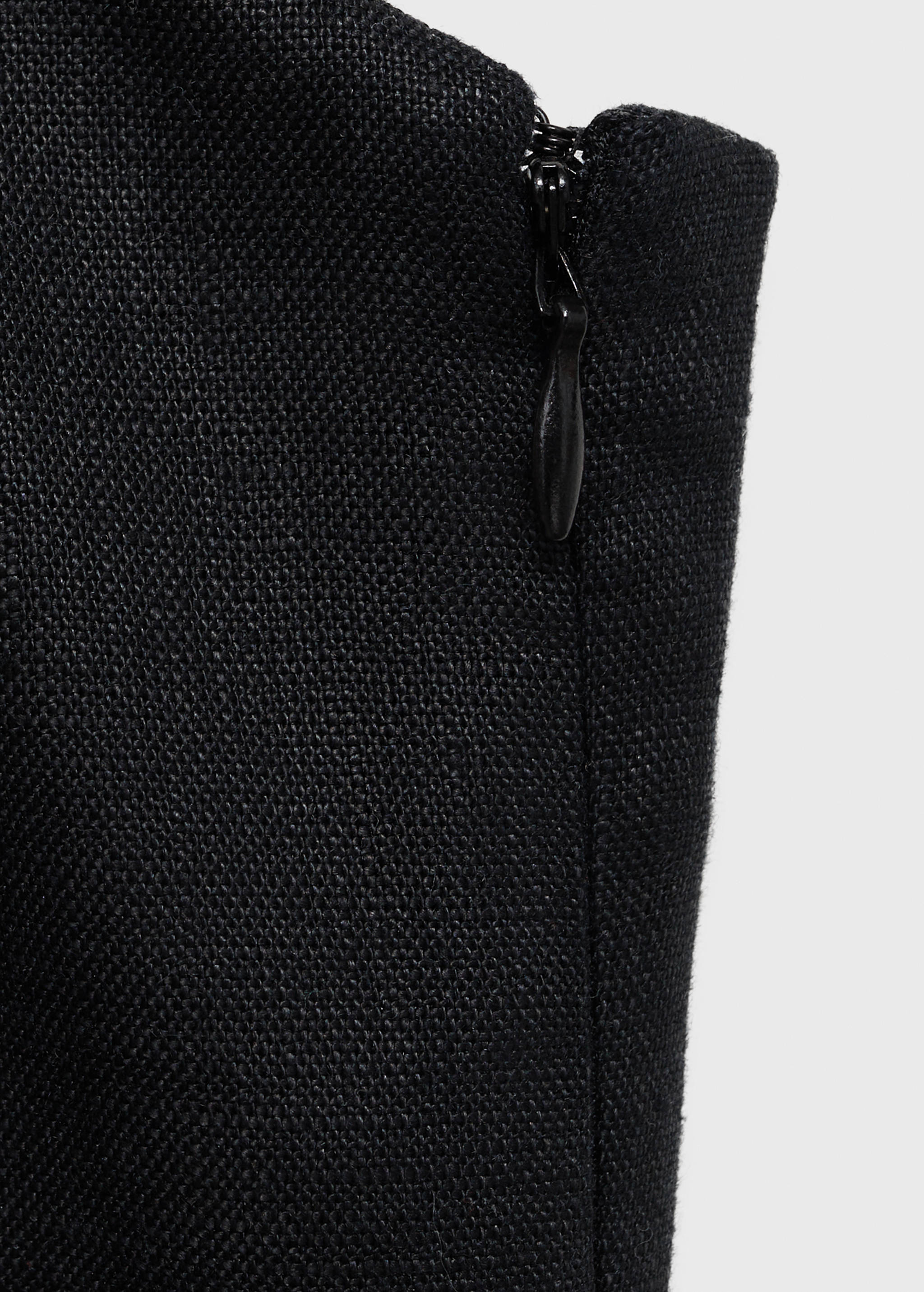 Лляна сукня з бантом - Детальніше про товар 0