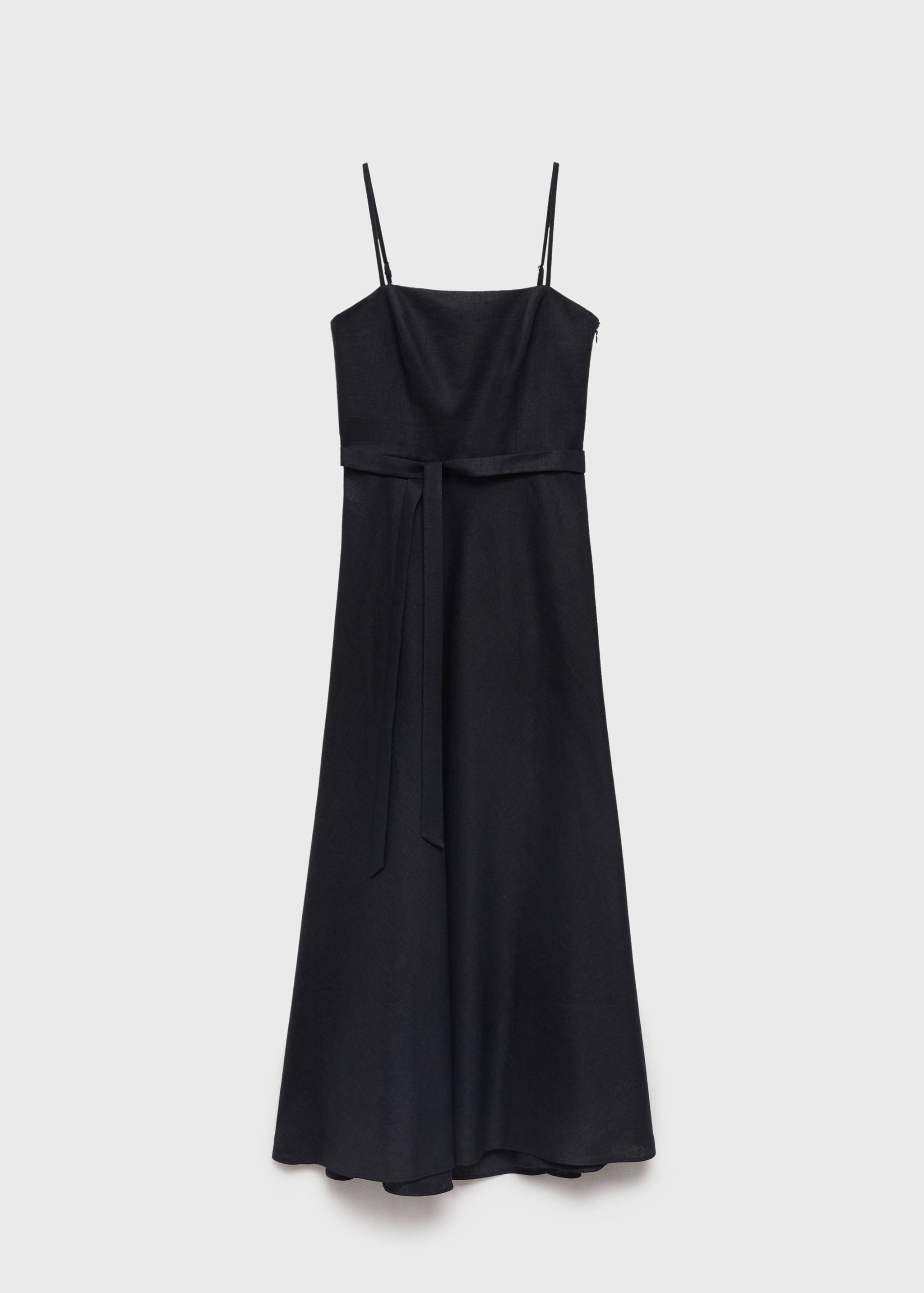 Leinenkleid mit Schleife - Artikel ohne Model
