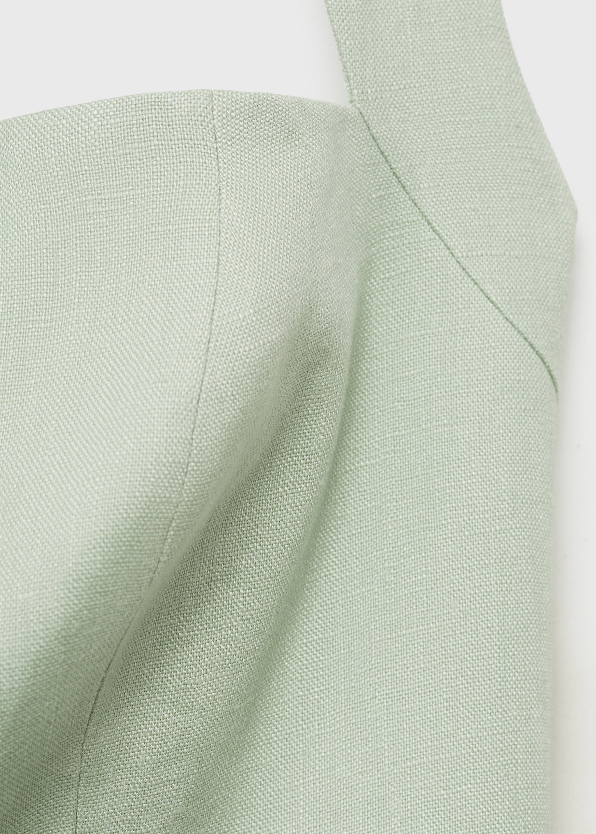 Linen halter jumpsuit - Details of the article 8