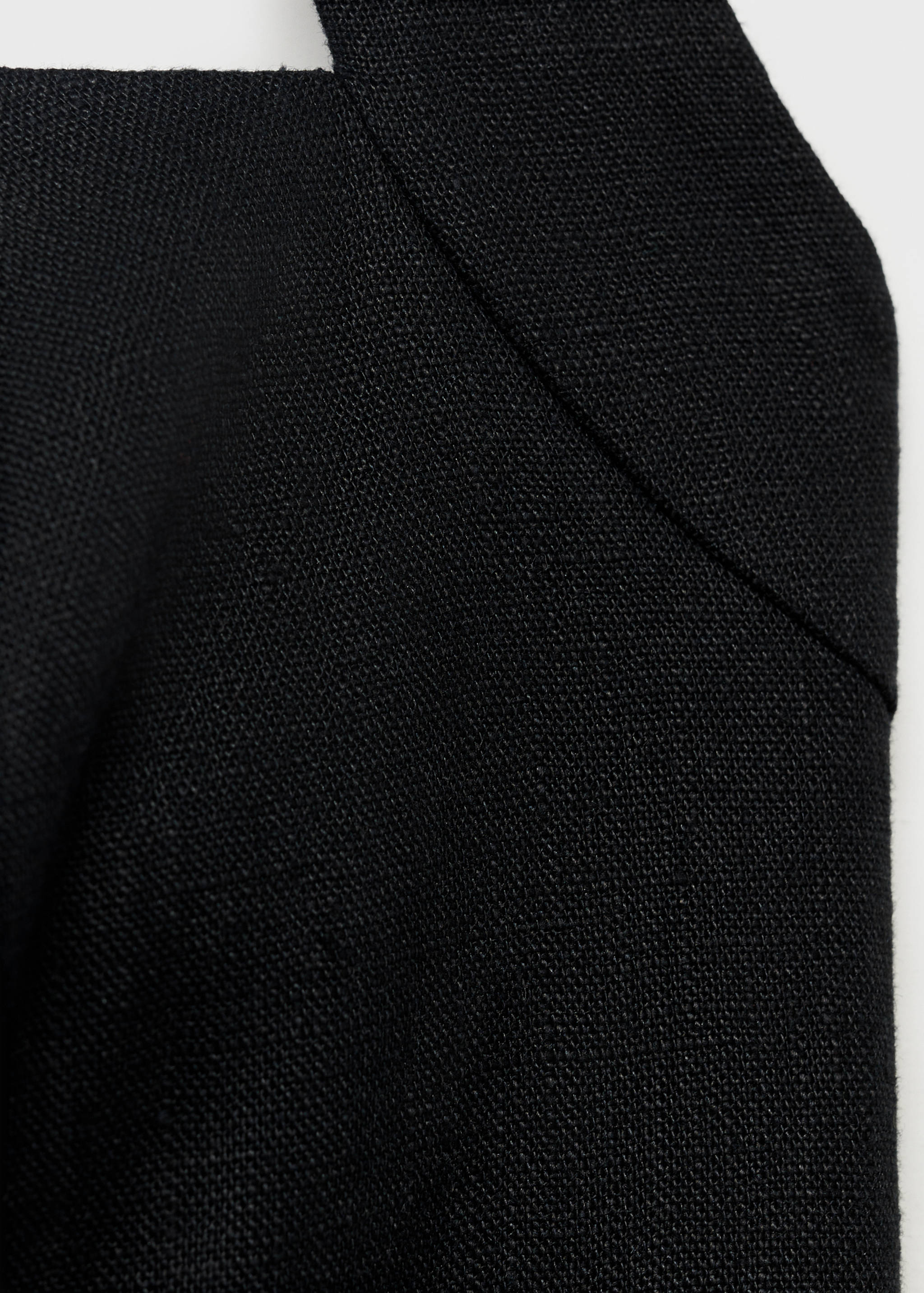 Linen halter jumpsuit - Details of the article 8