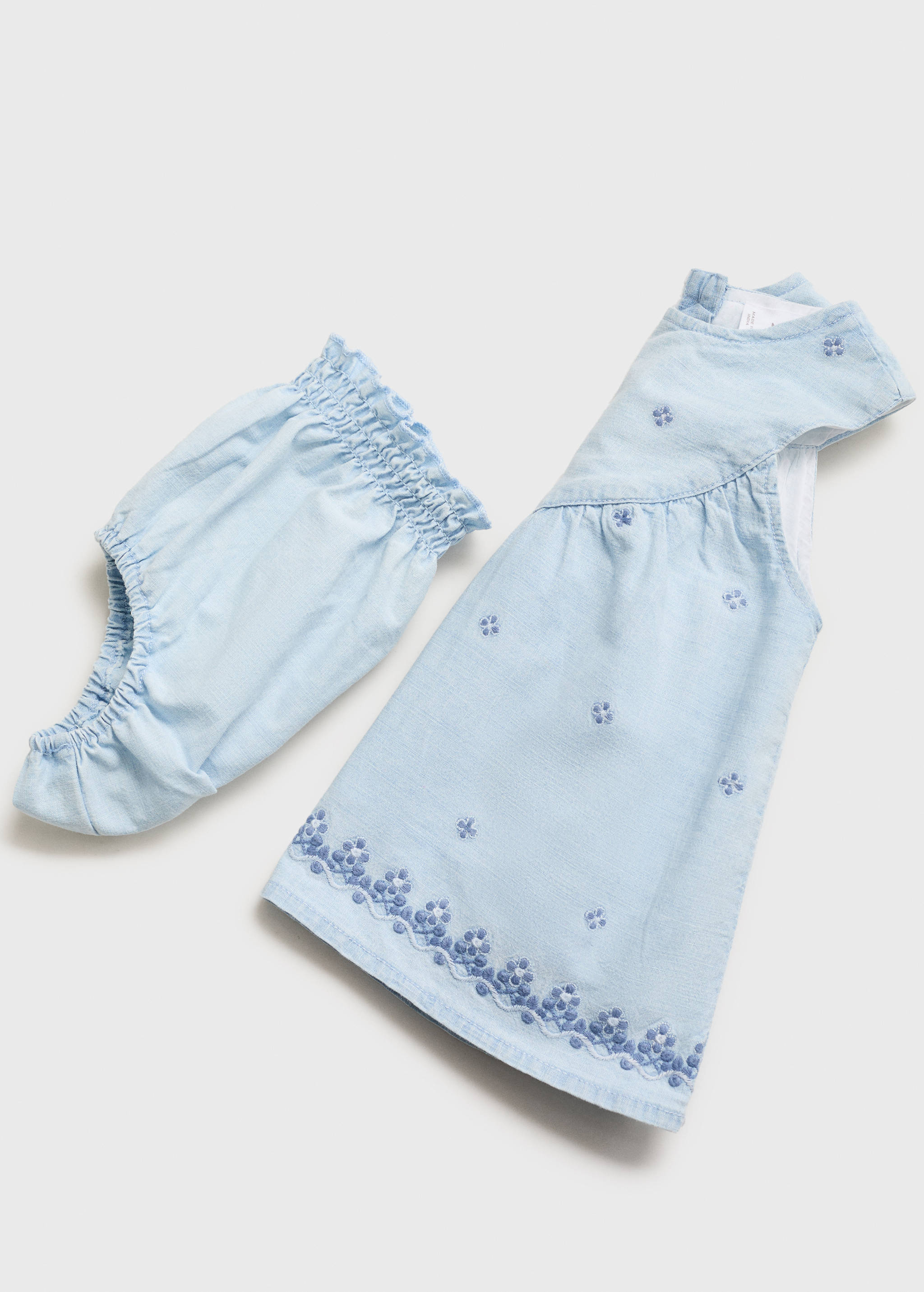 Vestido y ranita detalles bordados - Detalle del artículo 0
