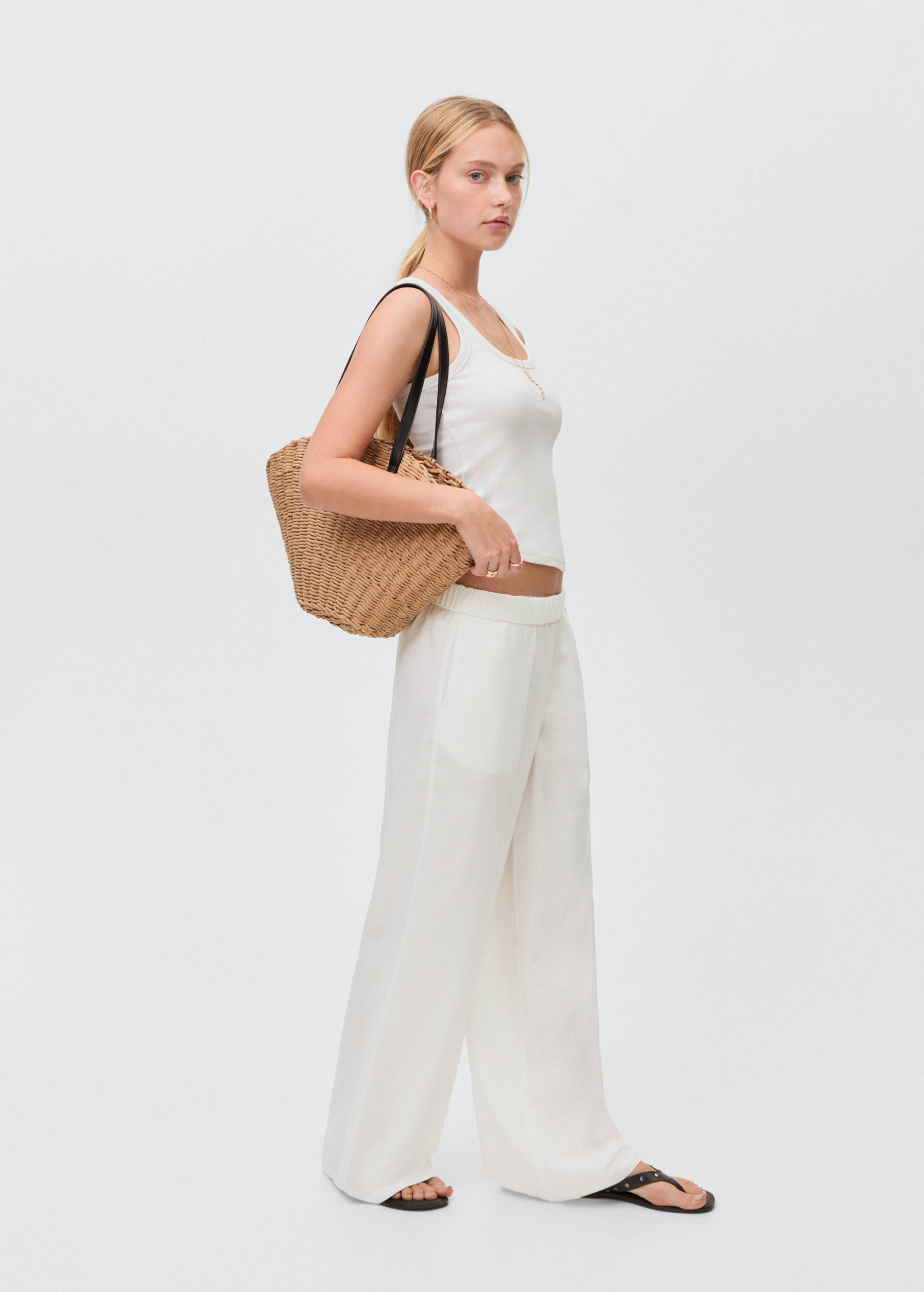 Брюки-джоггеры из хлопка - Общий план