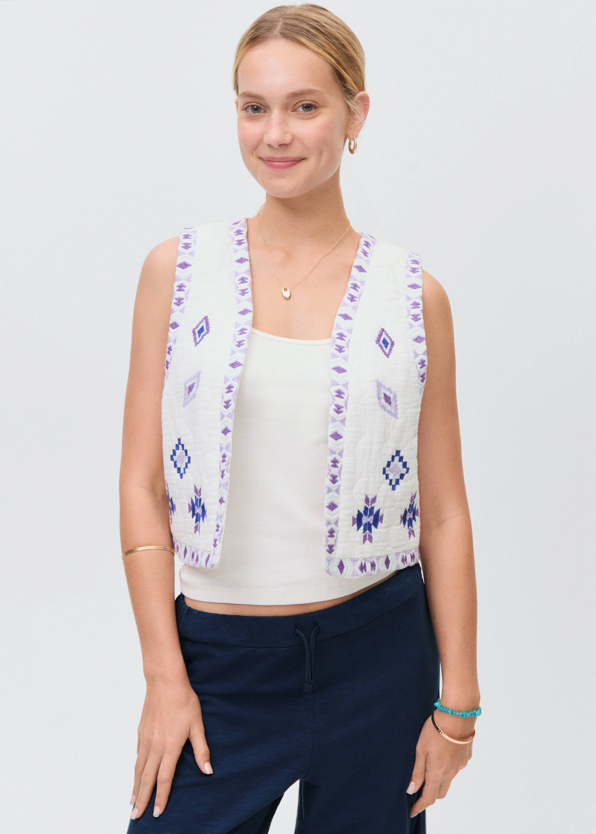 Pantalón jogger algodón - Plano medio