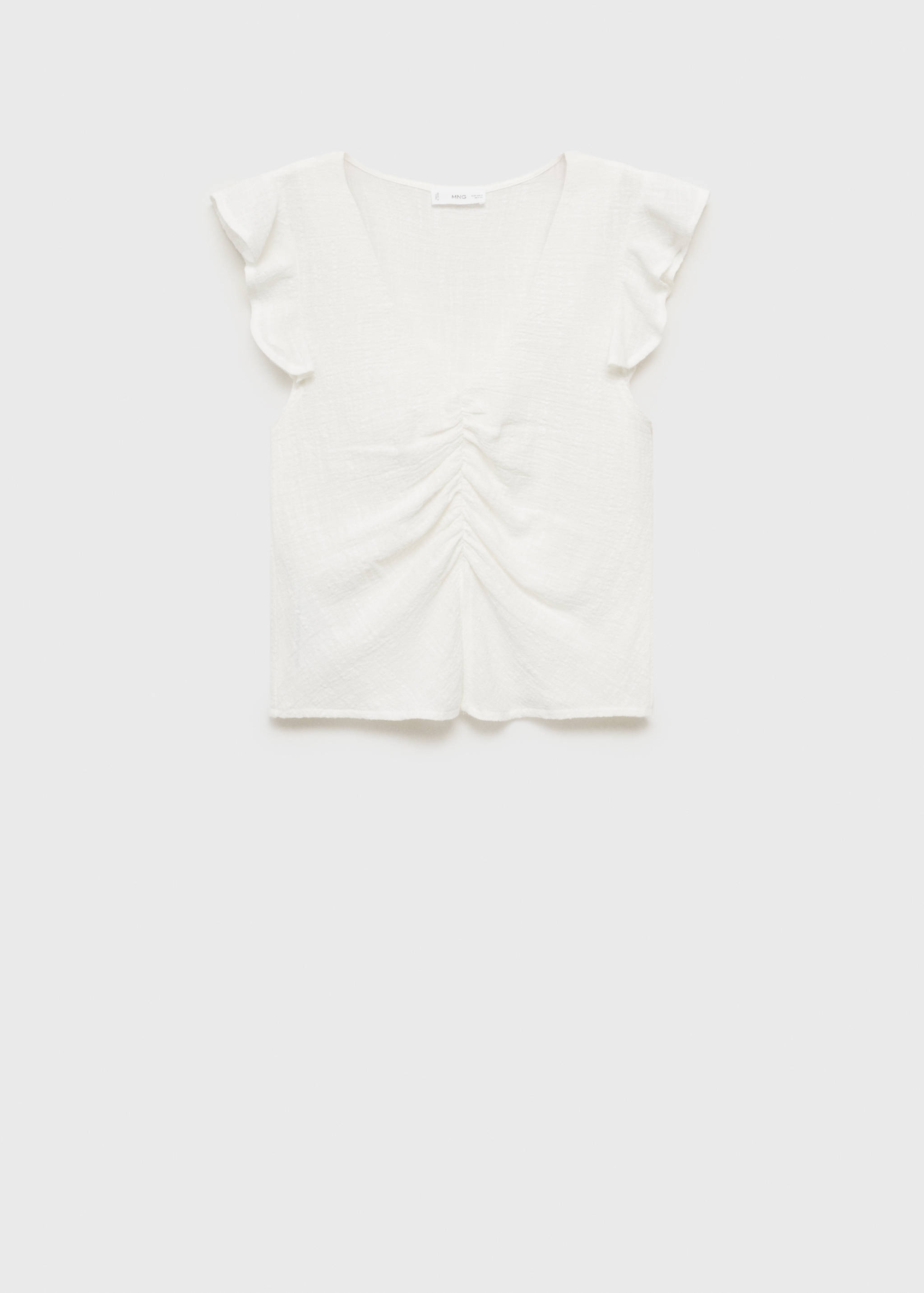 Ruffled-sleeve blouse - Article without model