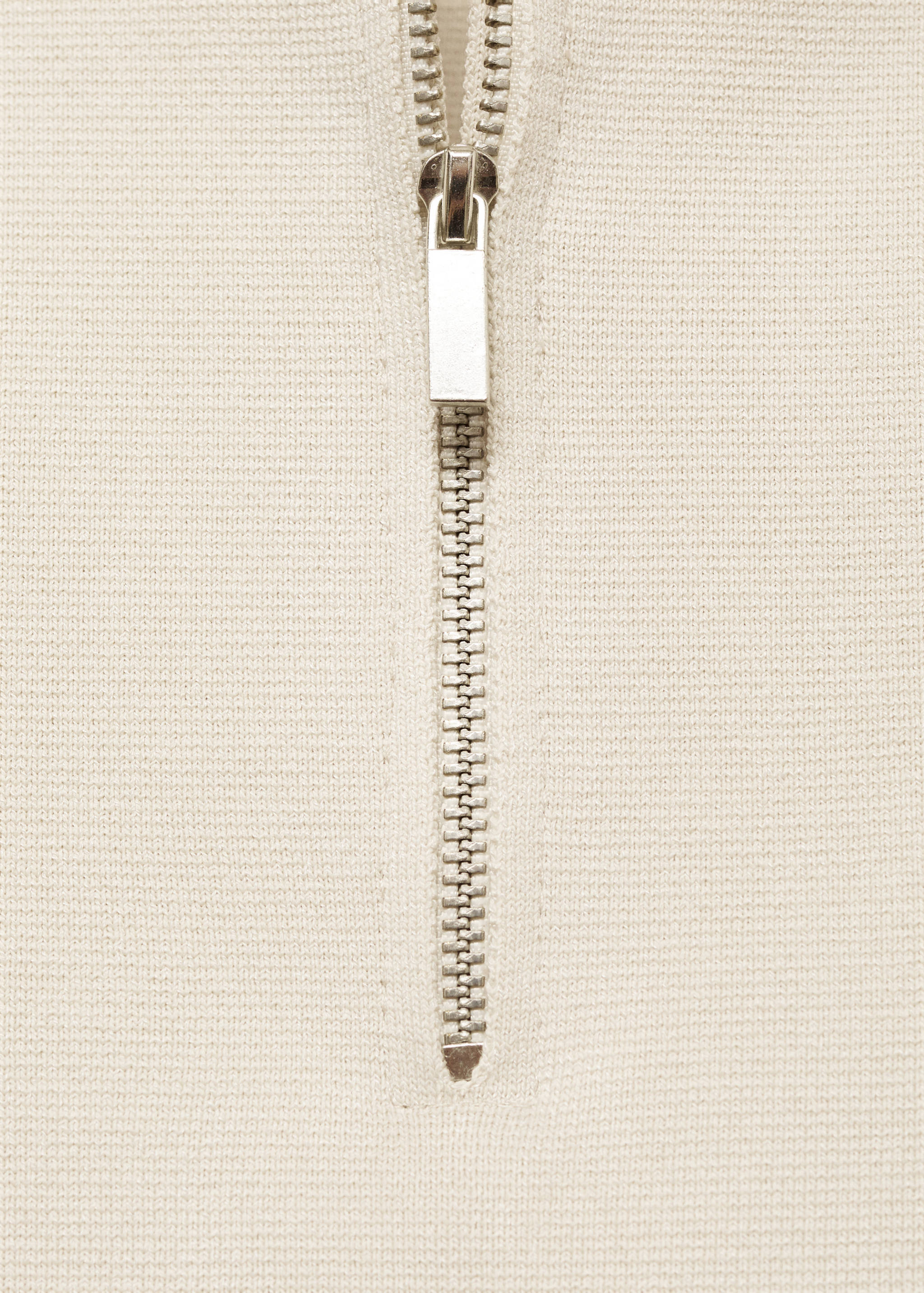 COOLMAX® fine-knit polo shirt with zipper - Details of the article 8