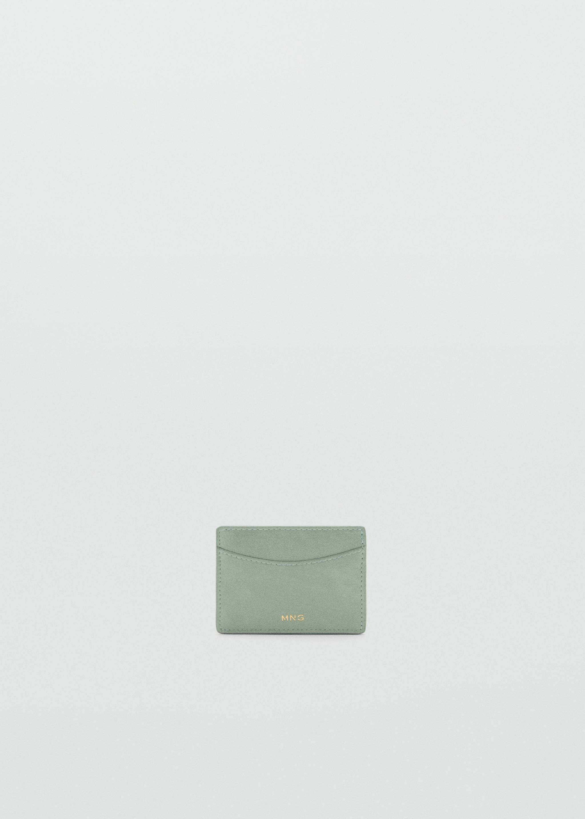 Embossed faux-leather card holder - Article without model