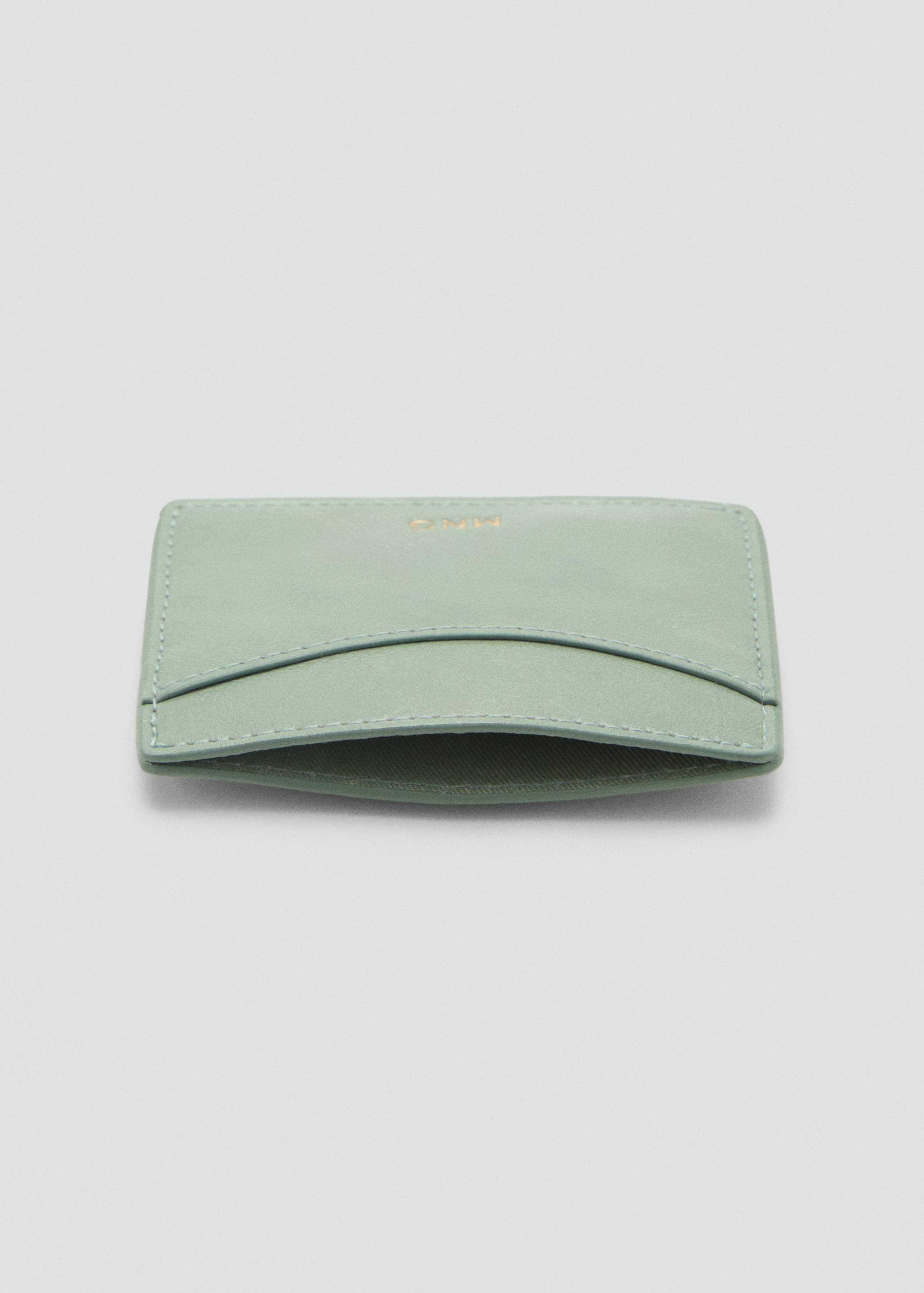 Embossed faux-leather card holder - Details of the article 1