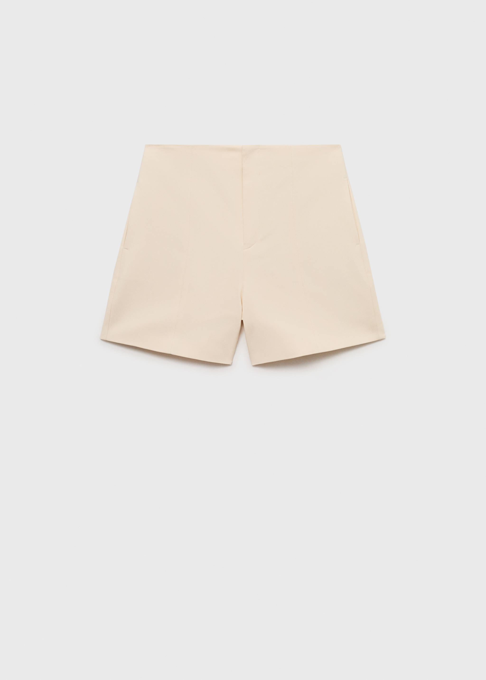 High-waist straight shorts - Article without model