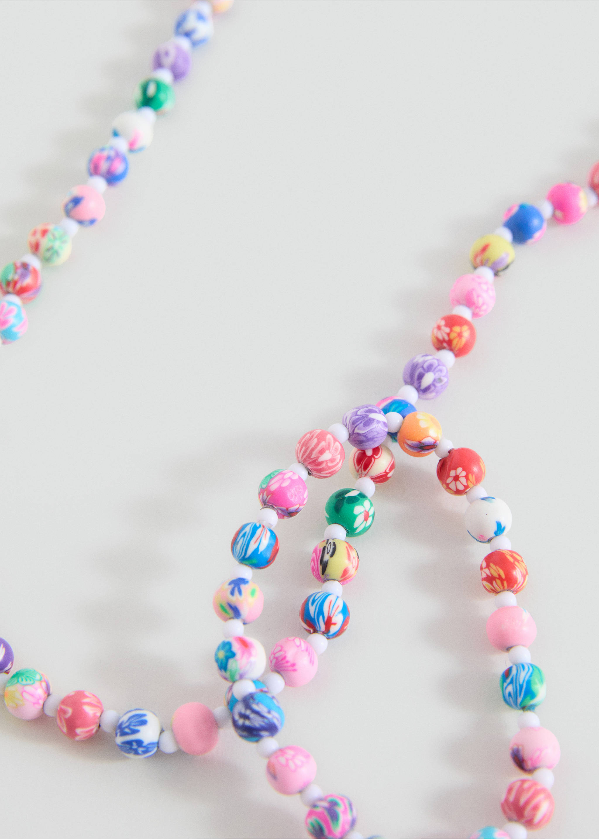 Pack collar pulsera - Plano medio, Rosa. Ref: 17081156-00.