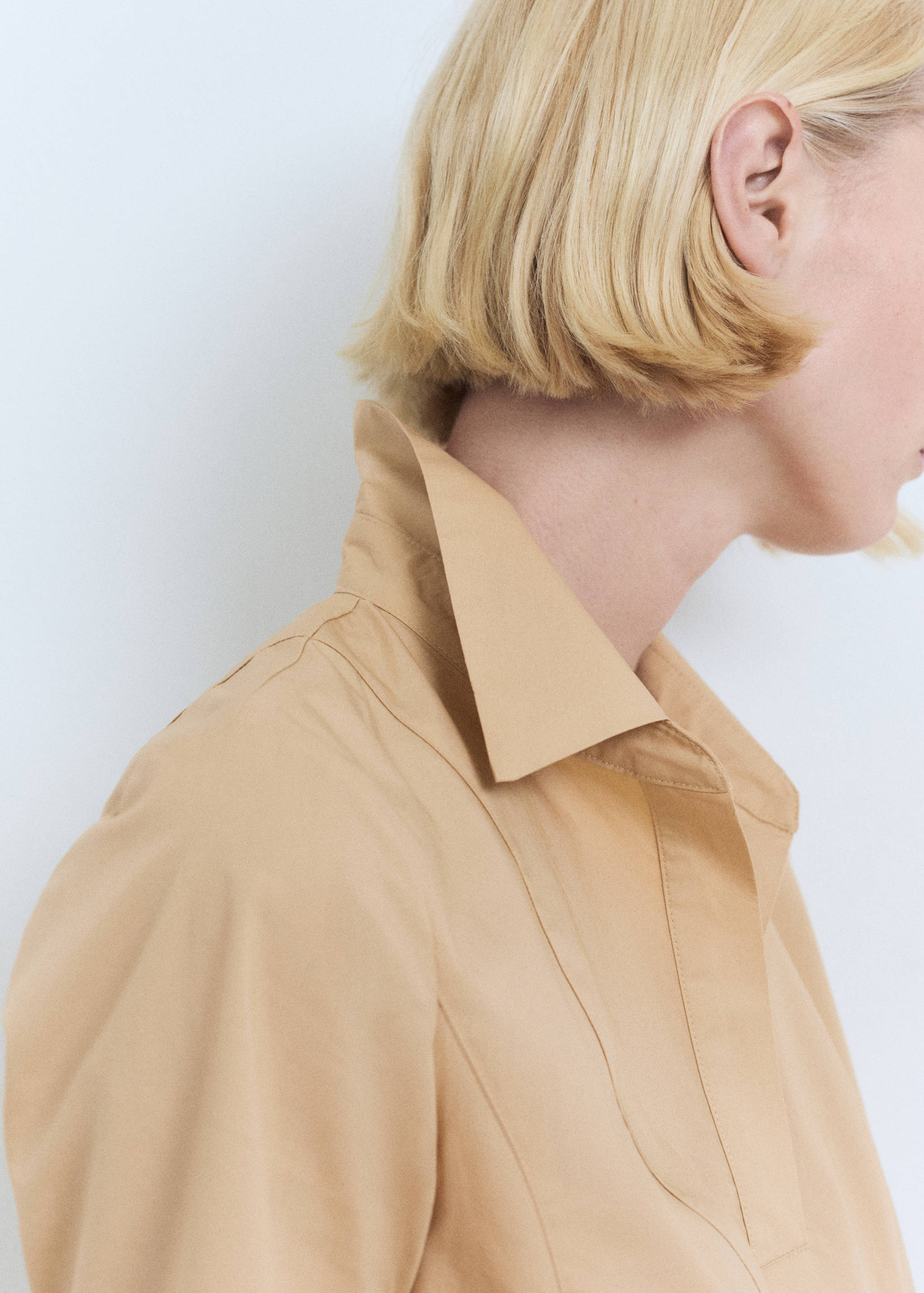 Bavlněné košilové šaty - Detail zboží 2