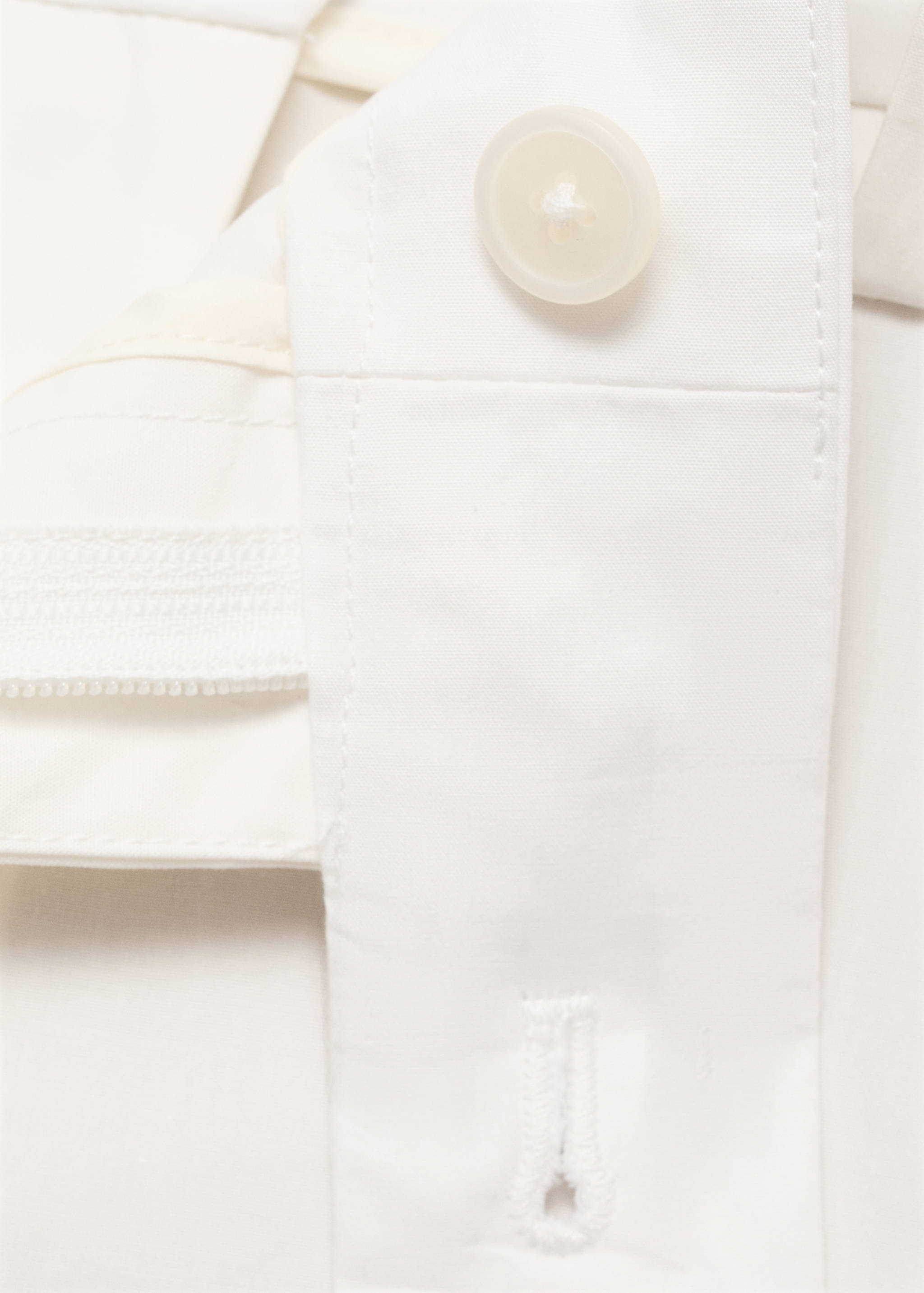 Cotton bermuda shorts with an interior elastic strip - Details of the article 8