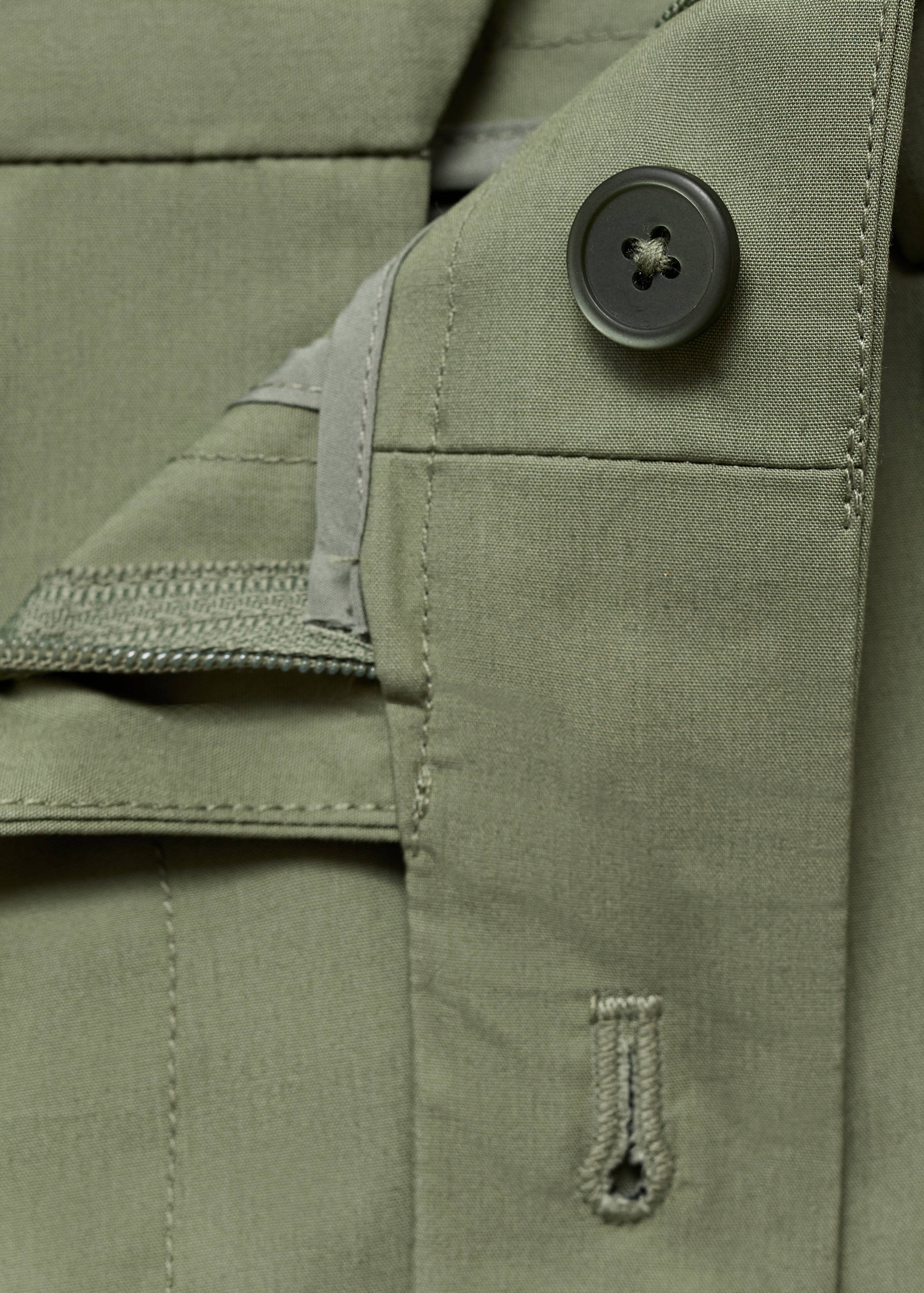 Cotton bermuda shorts with an interior elastic strip - Details of the article 8