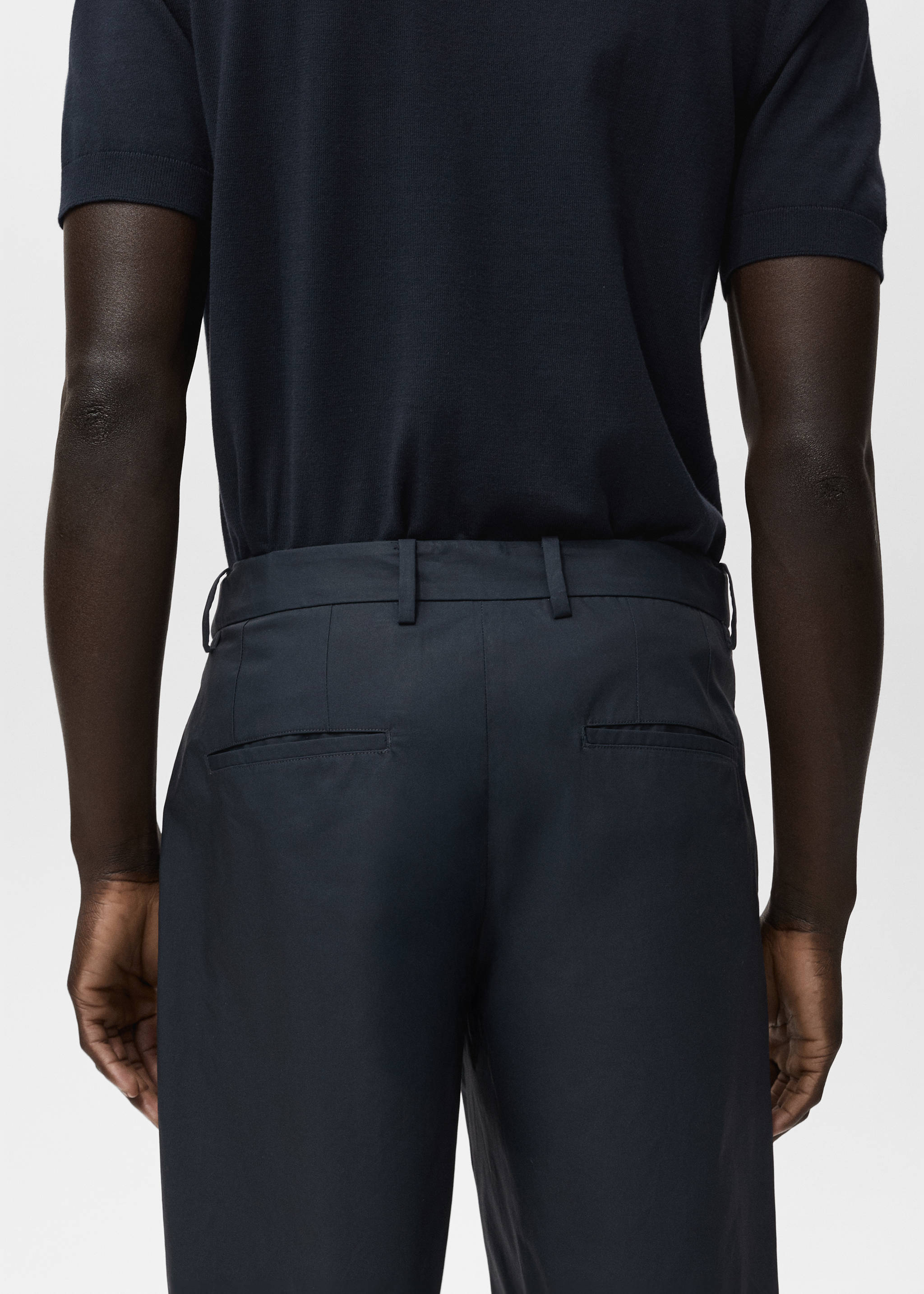 Cotton bermuda shorts with an interior elastic strip - Details of the article 6