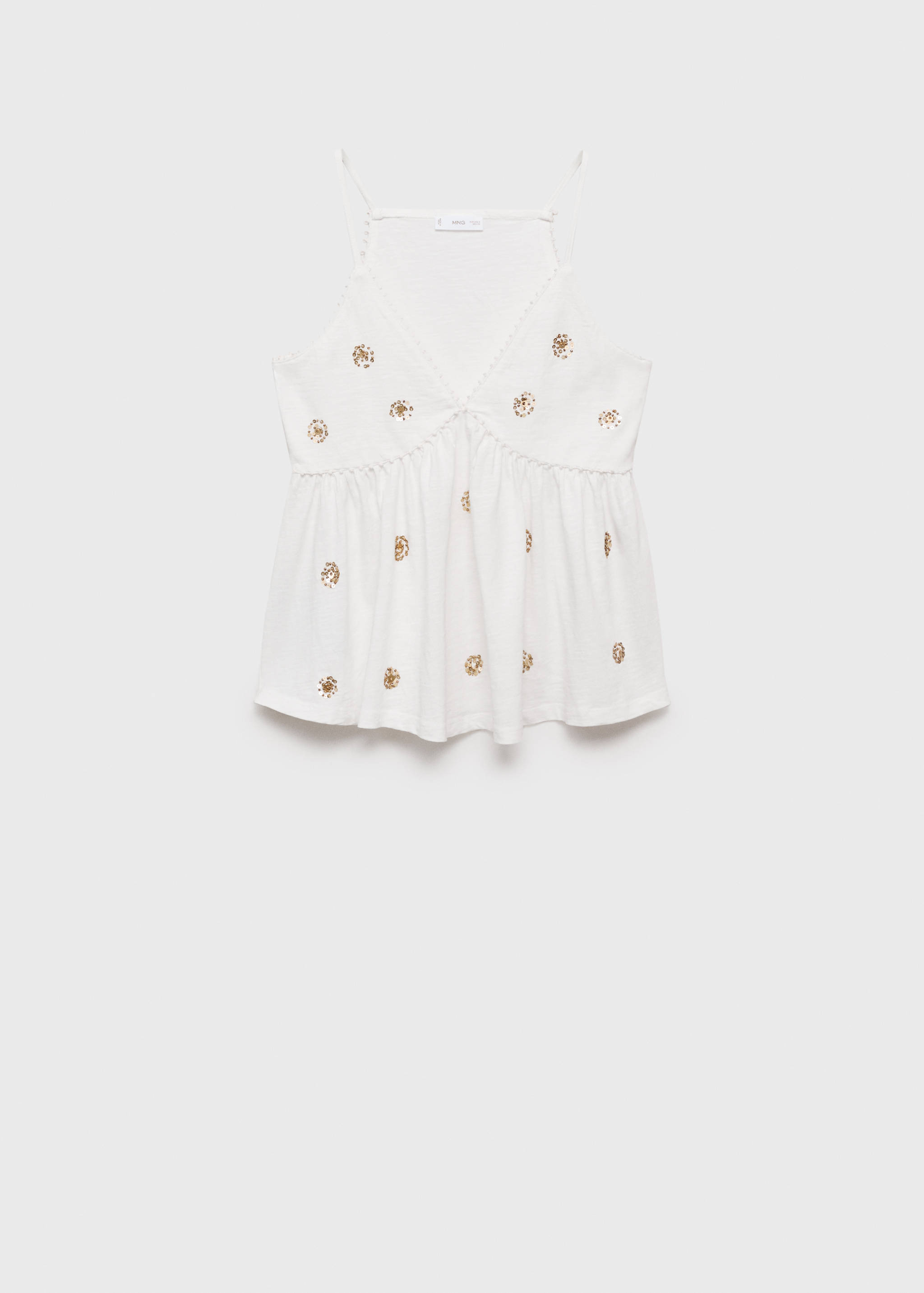 Sequin embroidery top - Article without model