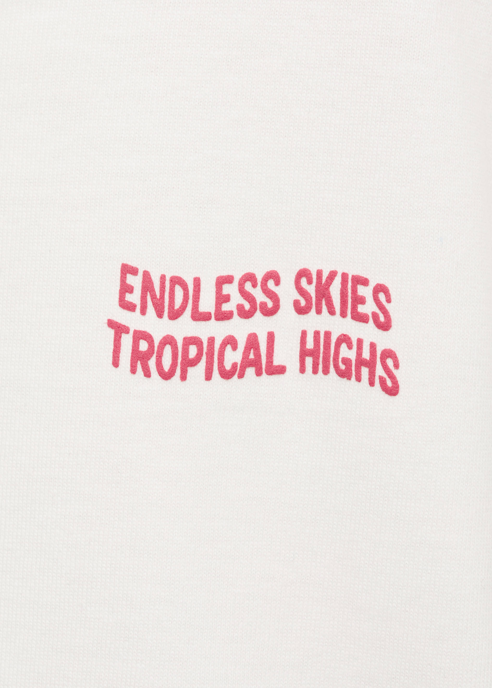 Printed cotton-blend T-shirt - Details of the article 0