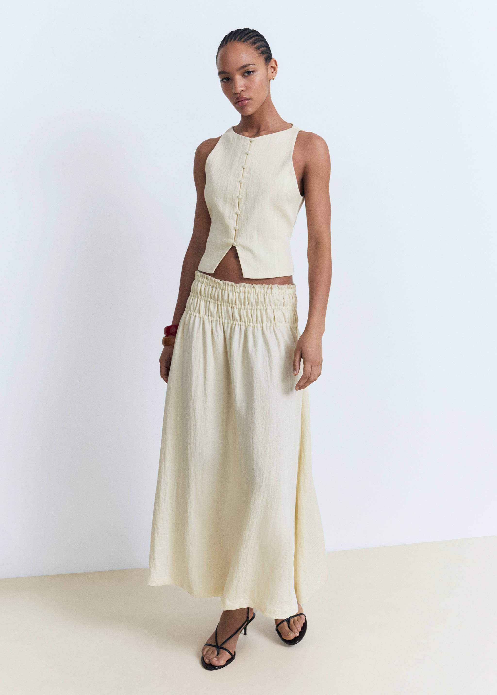 Chaleco lazo espalda - Plano general