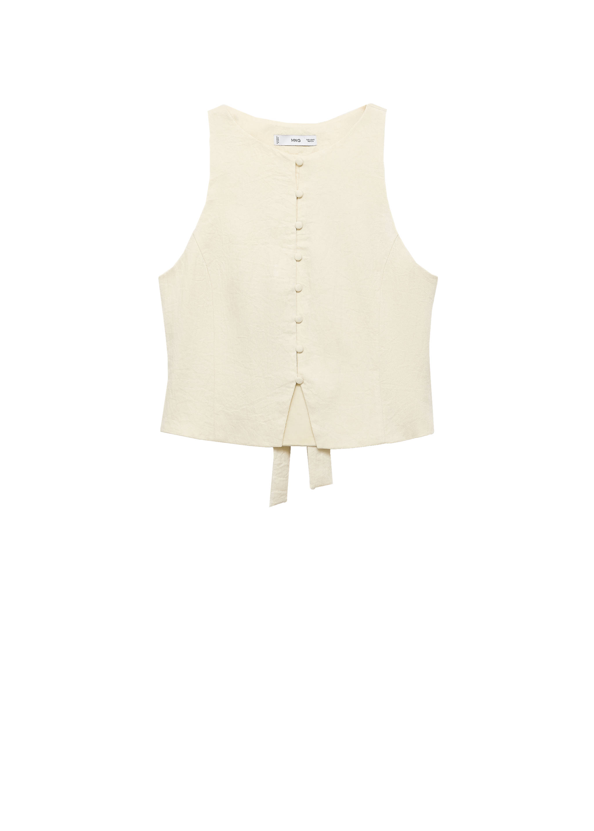 Waistcoat with bow on the back - Details of the article 7