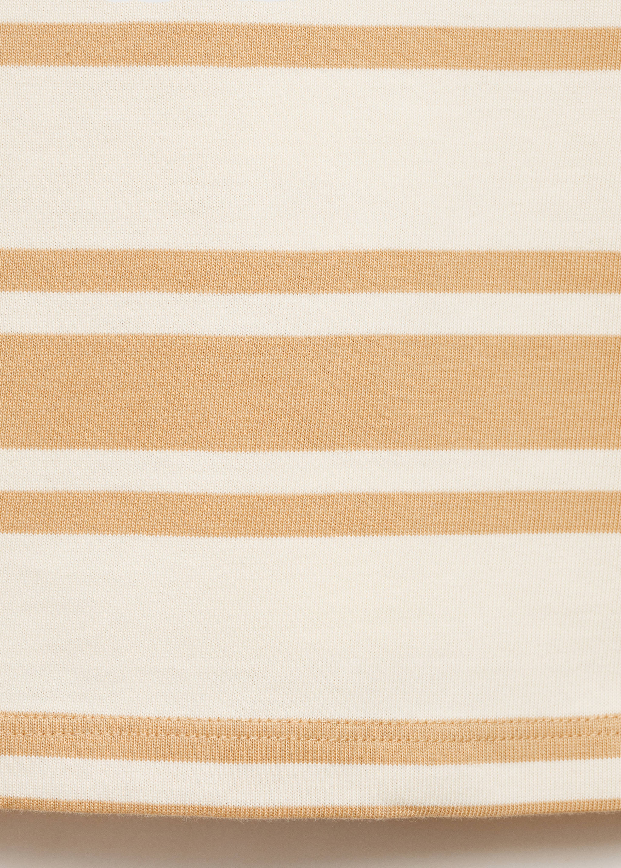 Katoenen T-shirt met contrasterende hals - Detail van het artikel 0