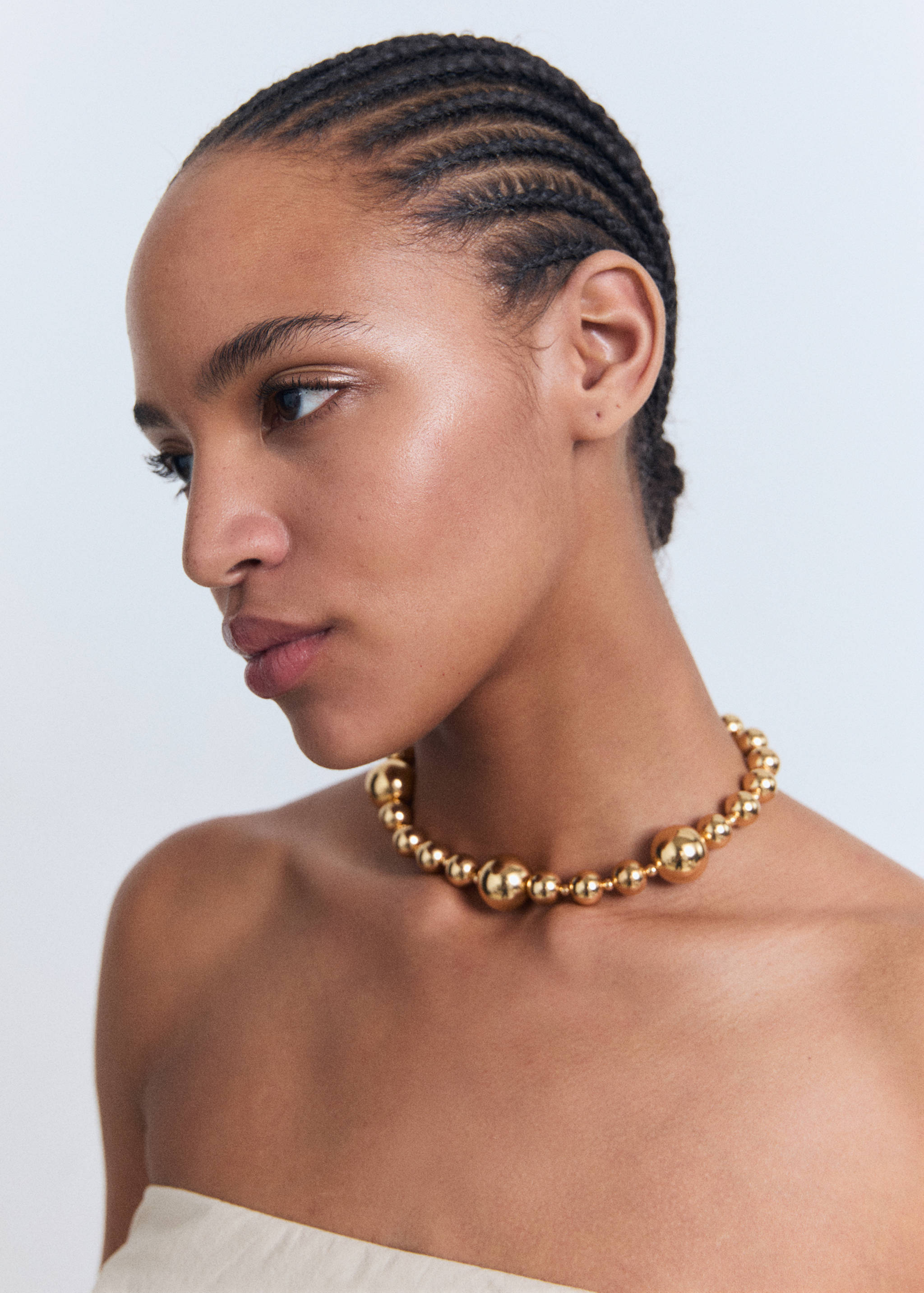 Asymmetrical strapless top - Details of the article 6