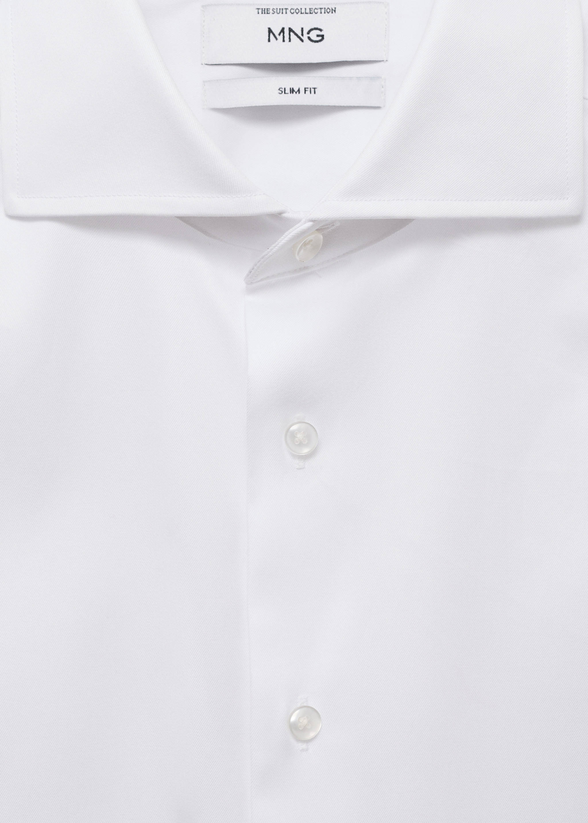 Slim-fit twill fabric suit with shirt cufflinks - Details of the article 8