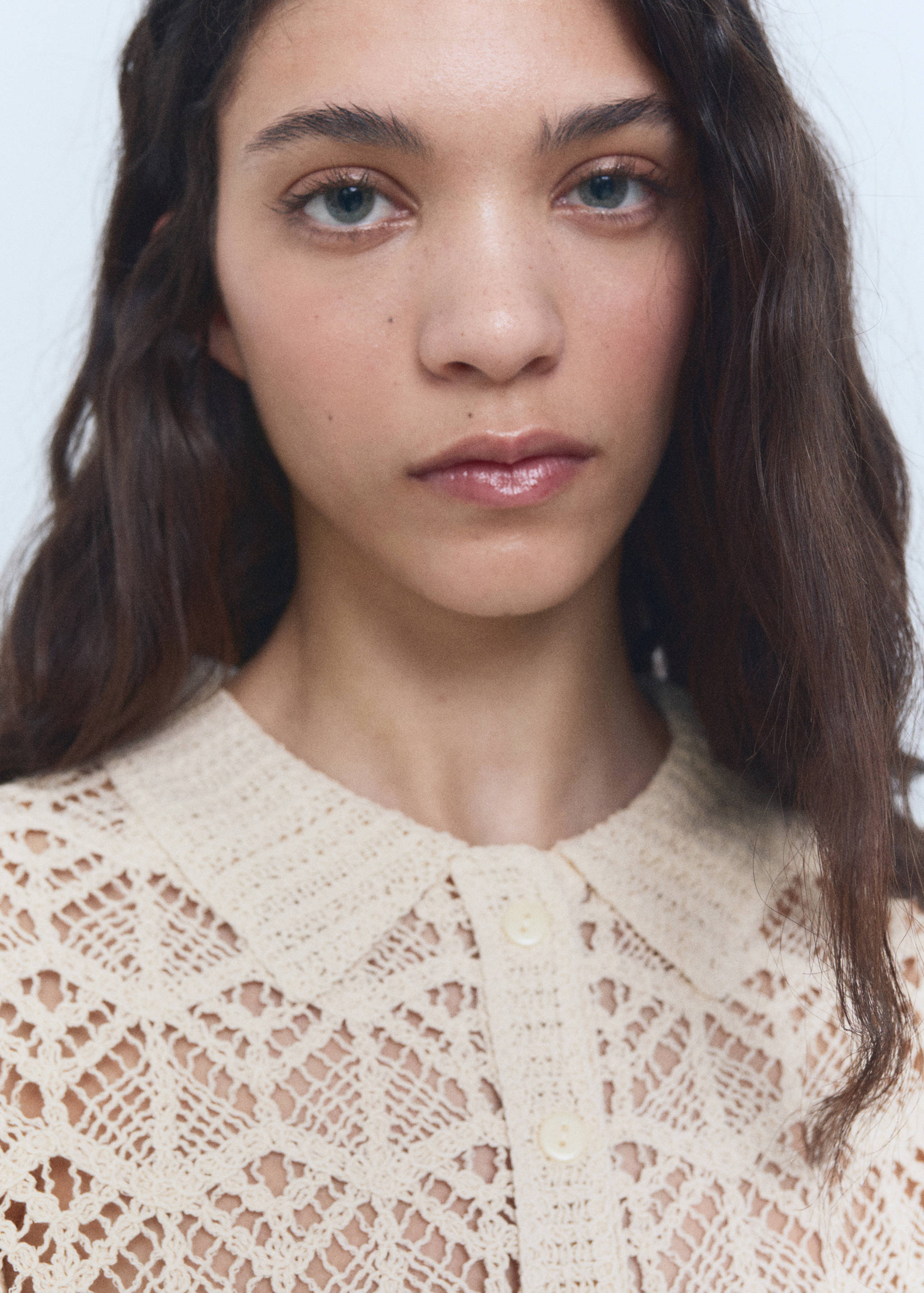 Kurzarm-Häkelpullover - Detail des Artikels 1