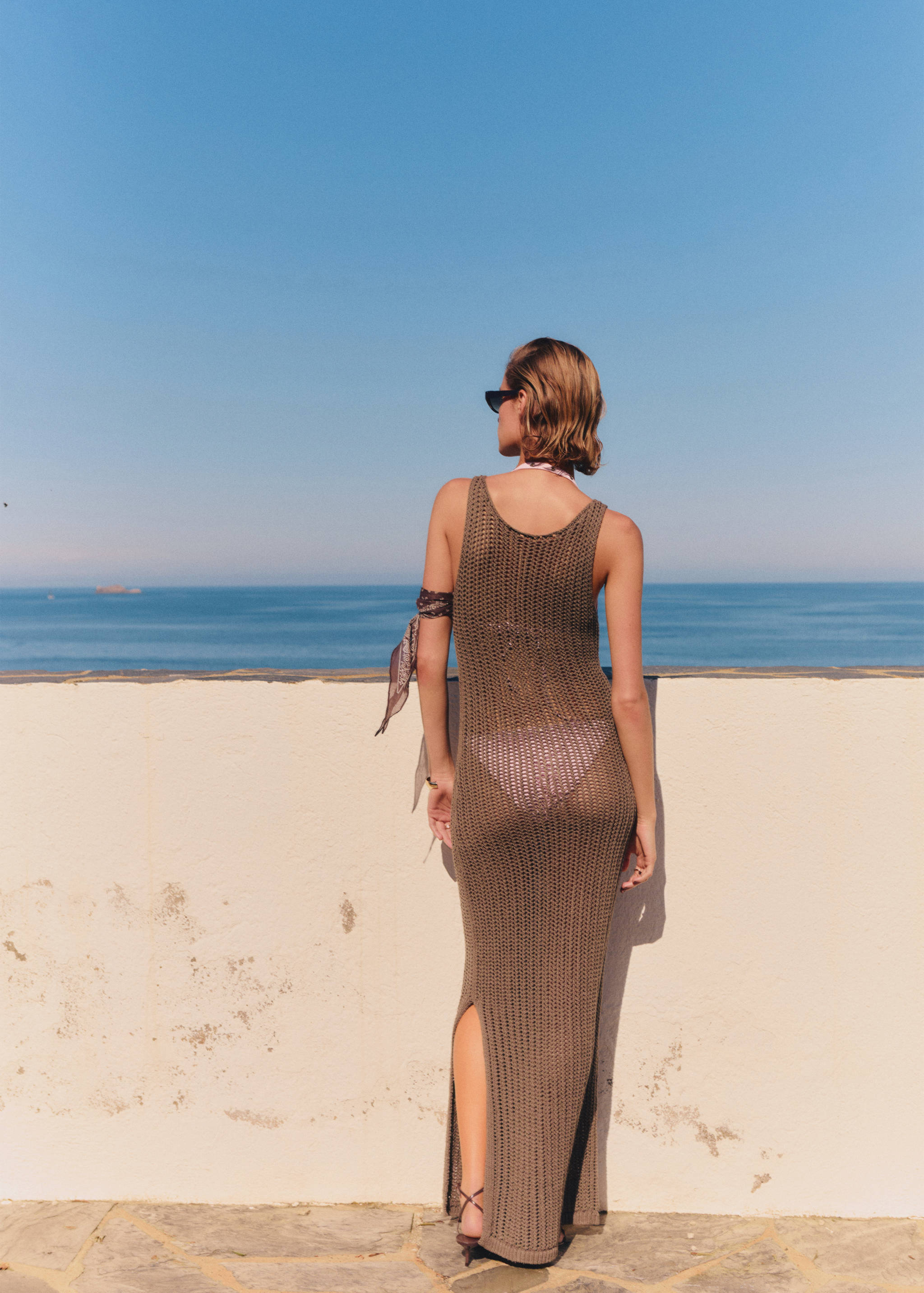 Vestido largo crochet - Reverso del artículo