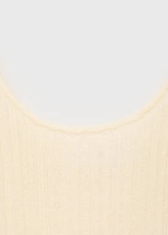 Fine-knit top — Ecru 8
