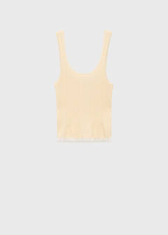 Fine-knit top — Ecru 6