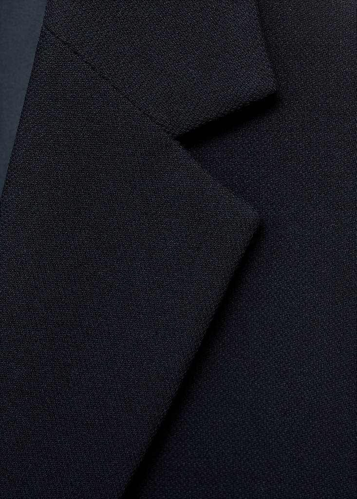Verner slim-fit cotton jacket — Navy